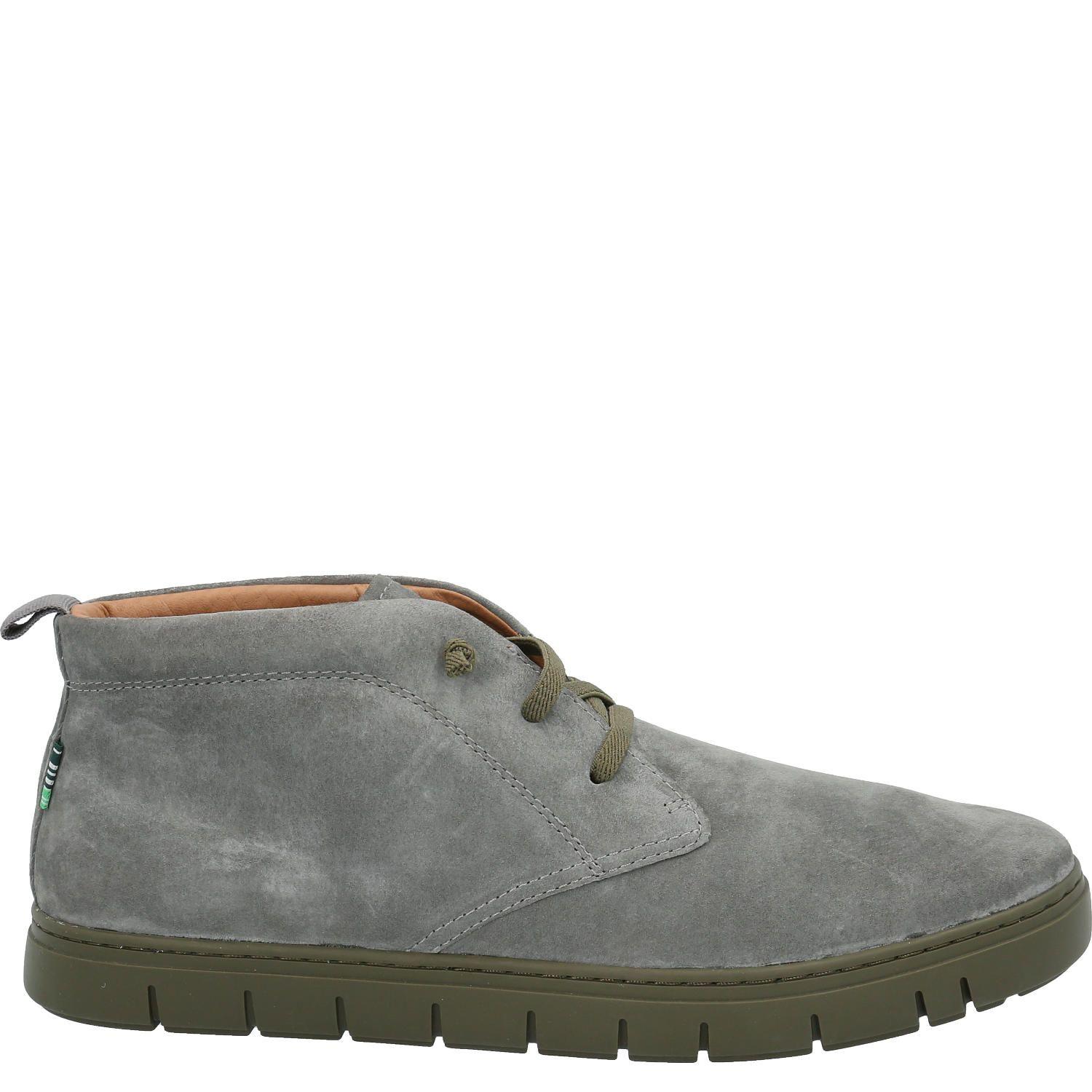 Botin Cuero Hombre Albornoz Gris-1