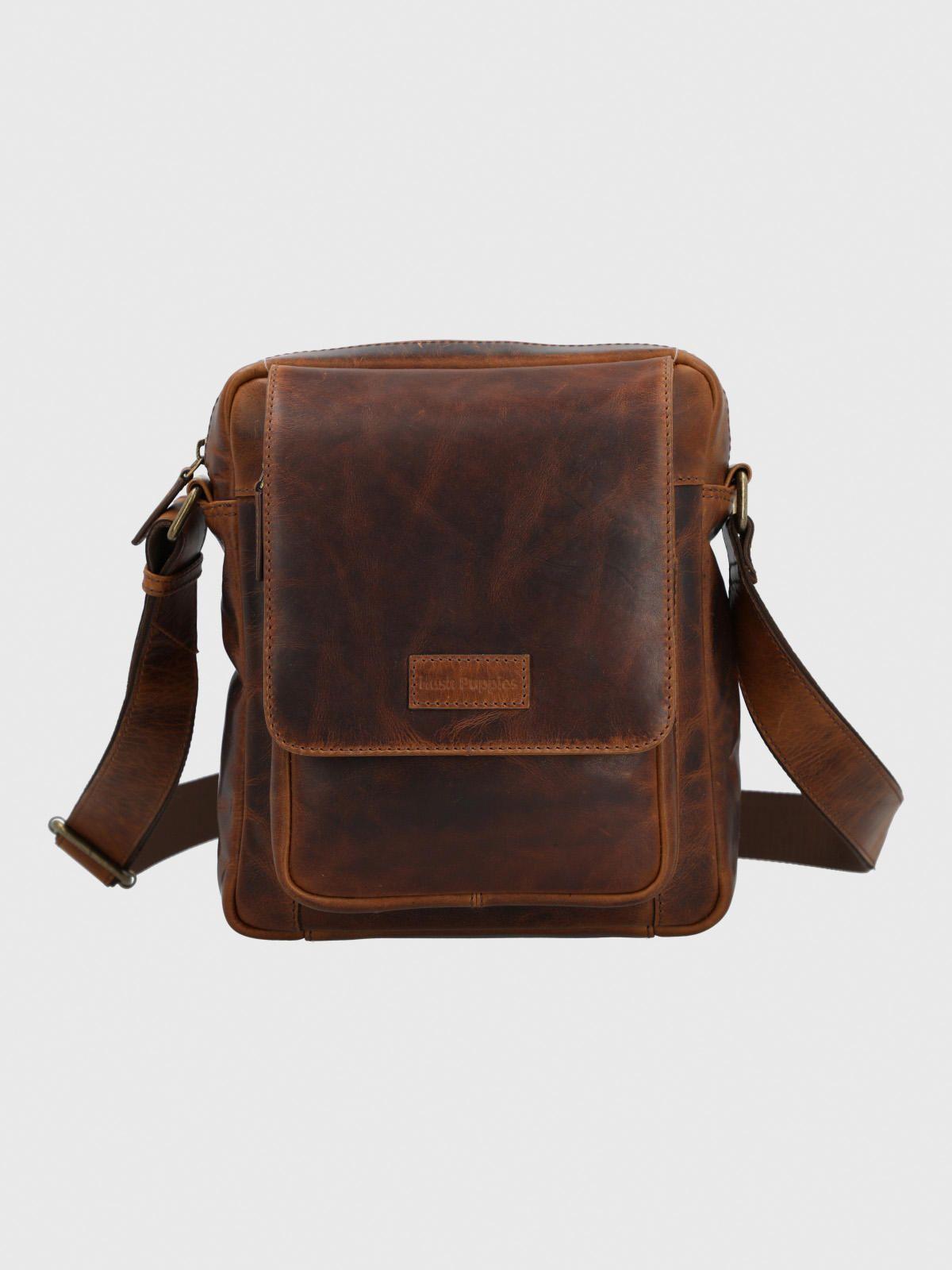 Maletin Cuero Unisex St Font Cross Café-0