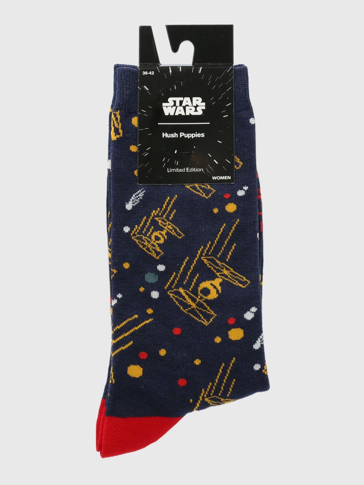 Calcetin Algodón Mujer Tie Fighter Azul-2