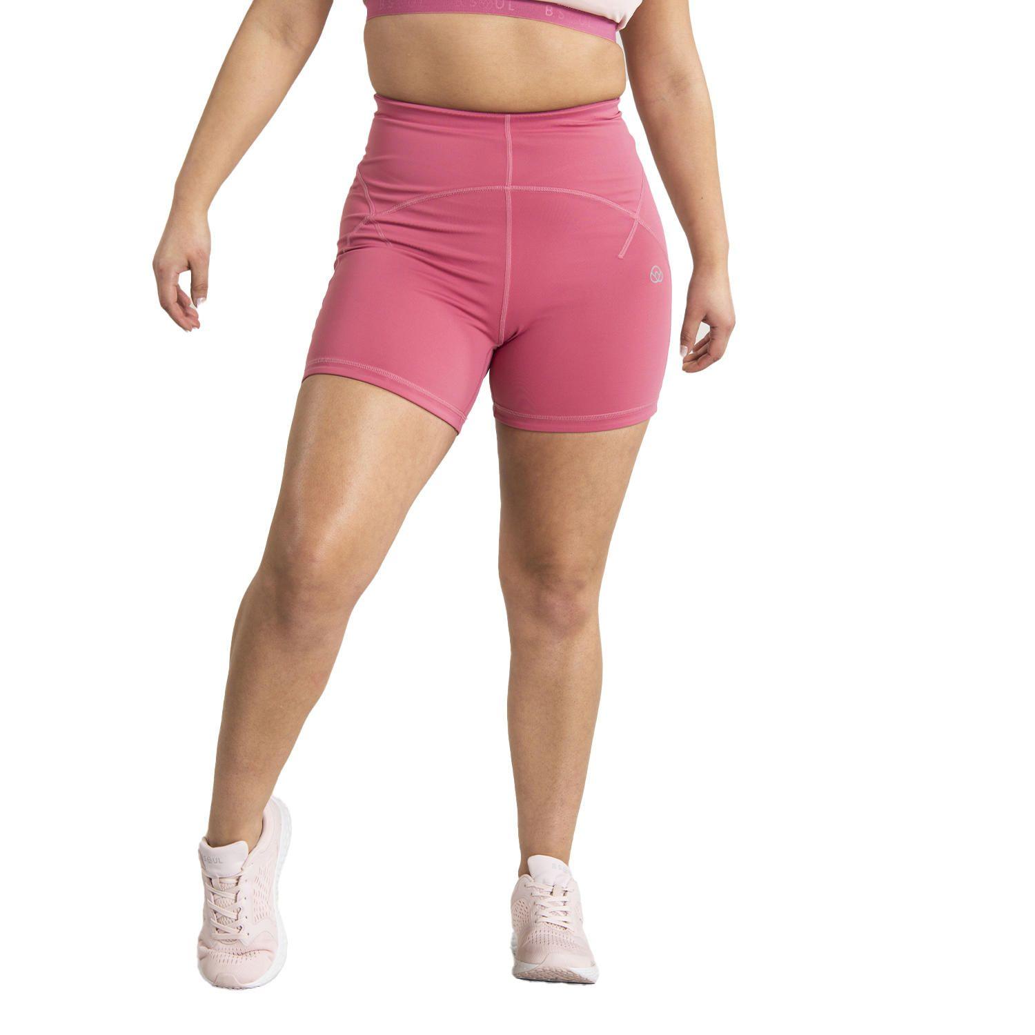 Short Mujer F Print Hr Short Leg Rosa-0