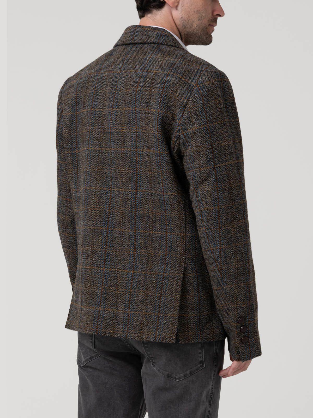 Chaqueta Lana Hombre Harblaze Azul-5