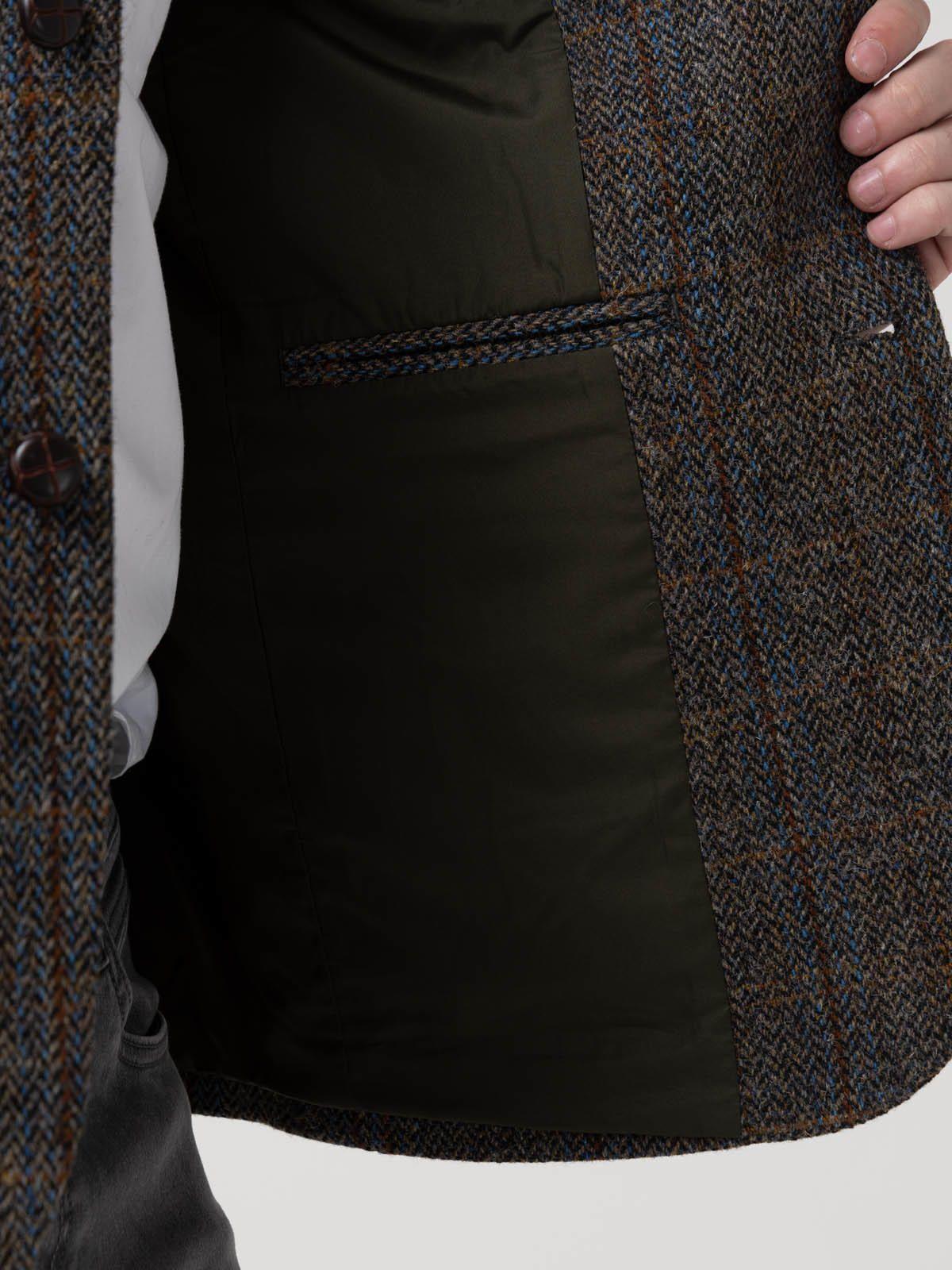 Chaqueta Lana Hombre Harblaze Azul-7