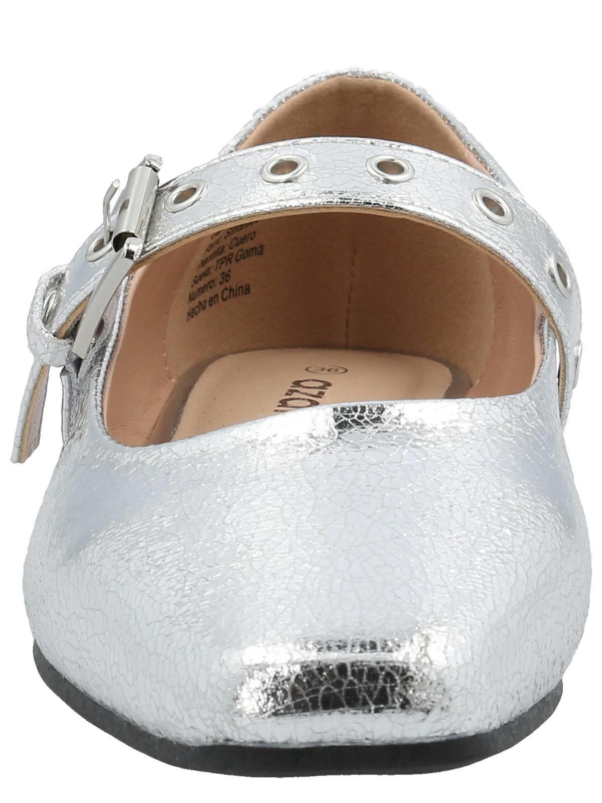 Ballerina Chelsea Mujer Plateado-4