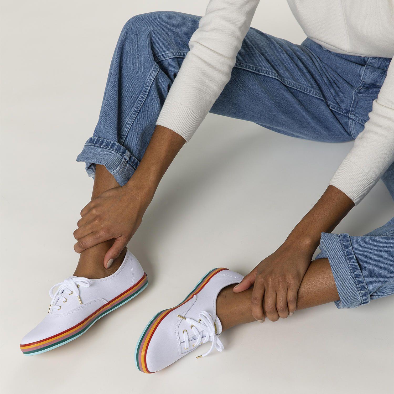 Zapatilla Mujer Champion Rainbow Blanco -1