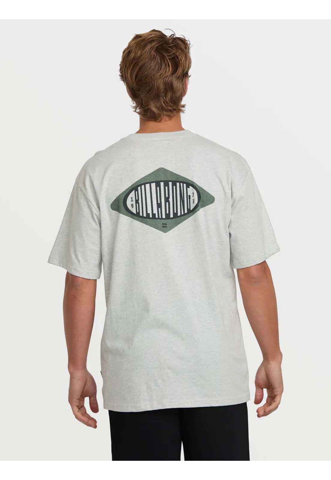 Polera Manga Corta Hombre Walled Regular Gris Billabong-1