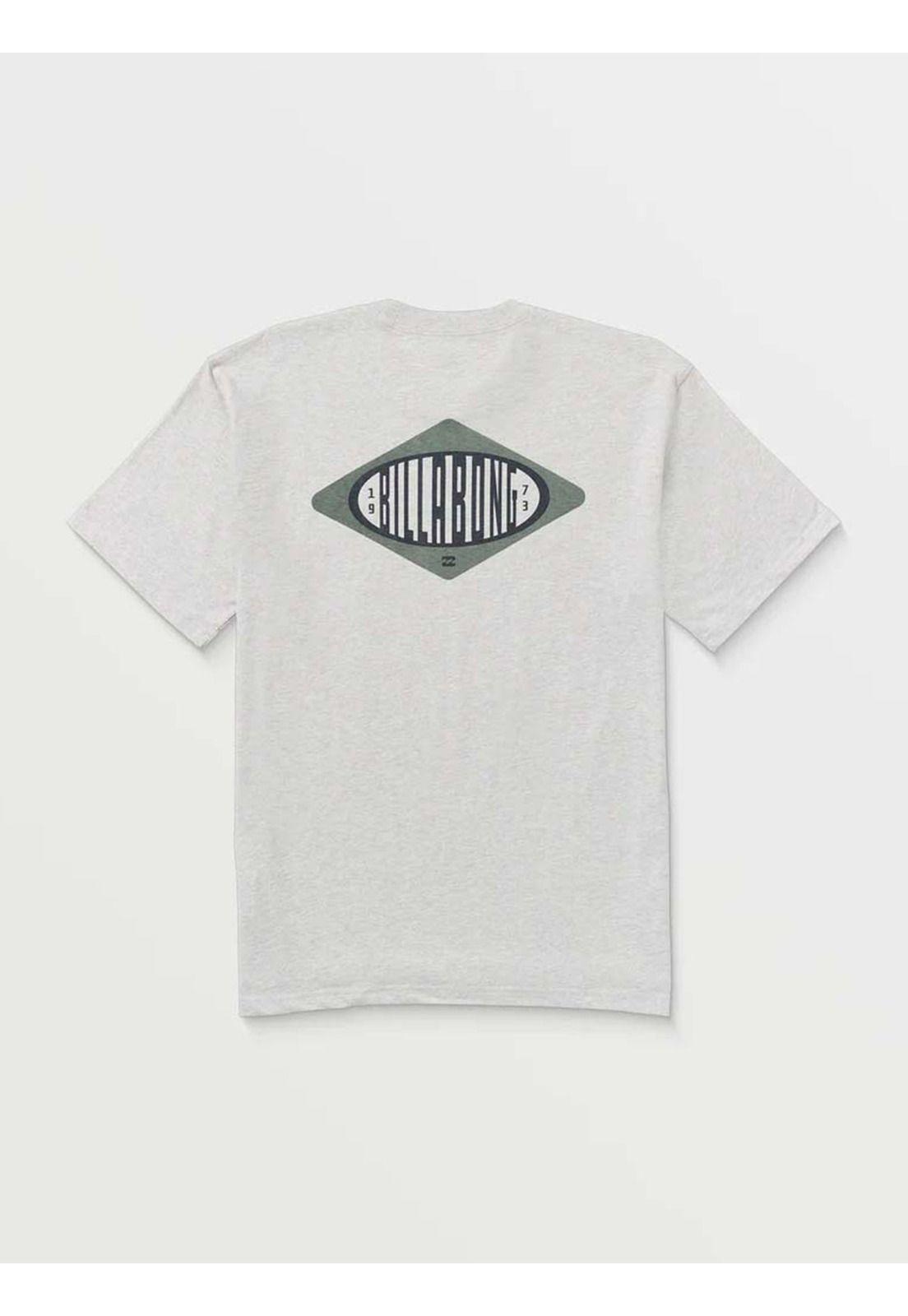 Polera Manga Corta Hombre Walled Regular Gris Billabong-7