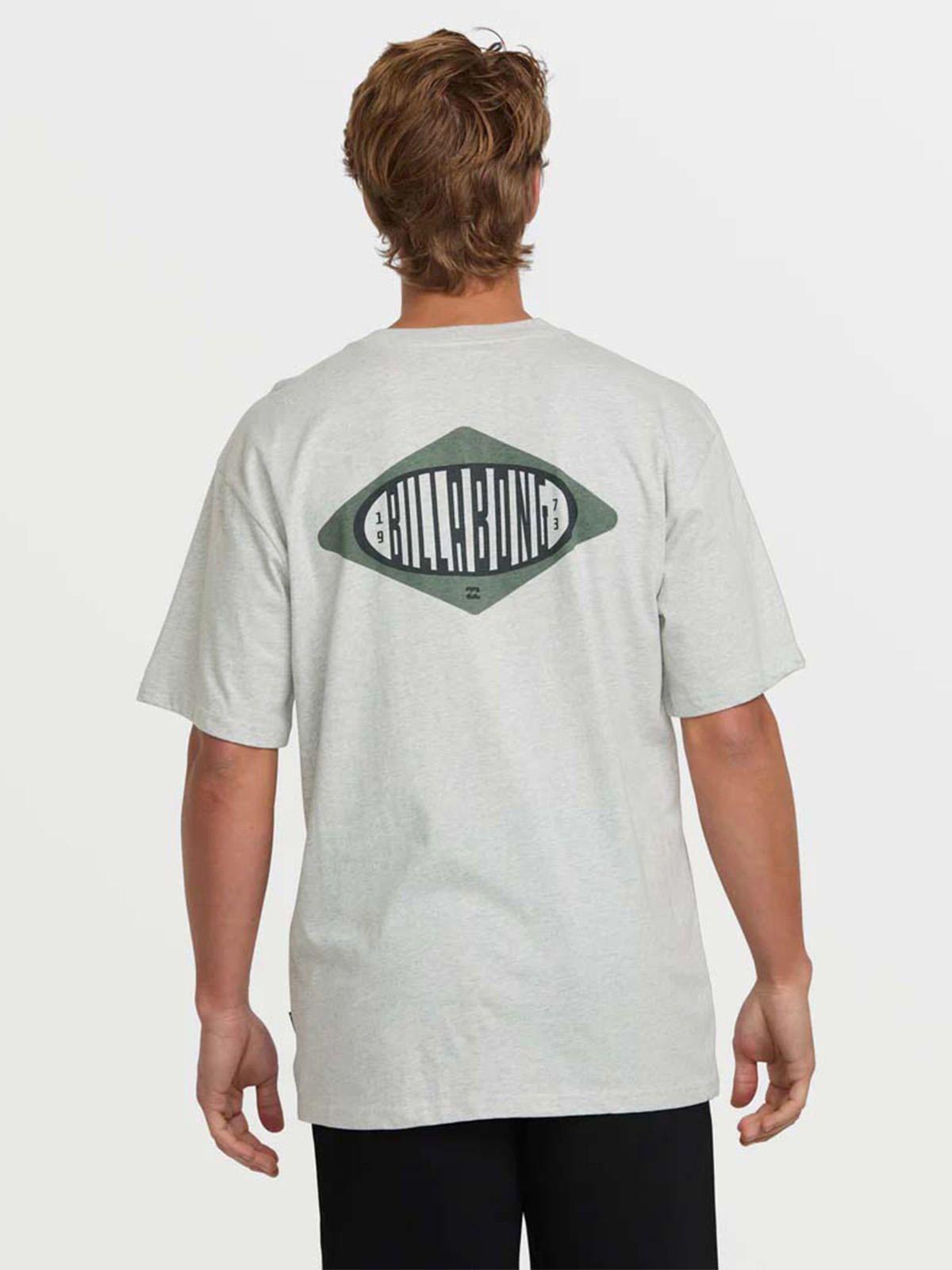 Polera Manga Corta Hombre Walled Regular Gris Billabong-1