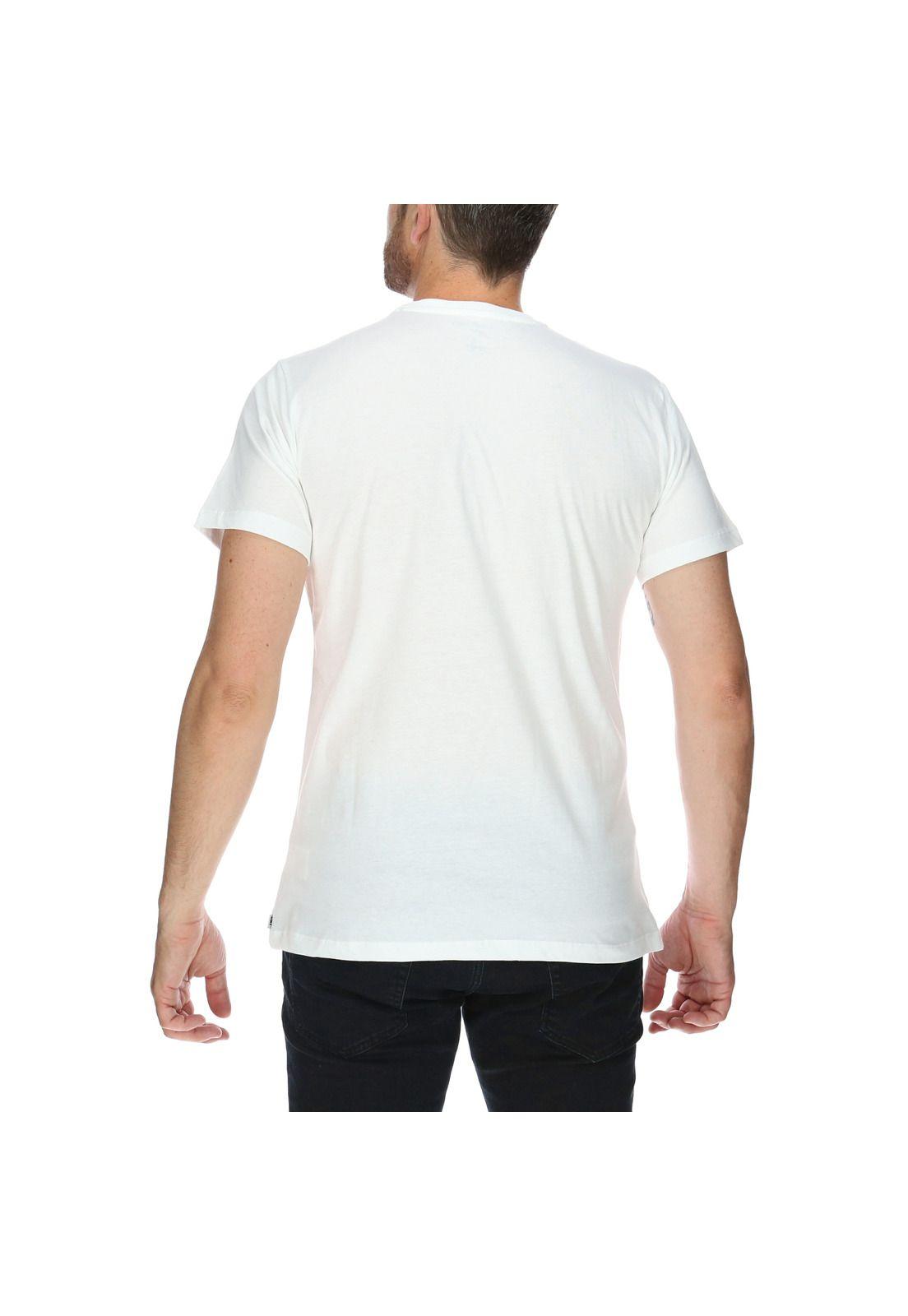 Polera Mc Hombre Abstract Tee Algodón Blanco-2