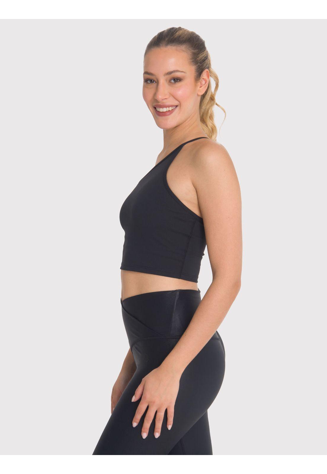 Peto deportivo Mujer Crop Top Elise Negro-4