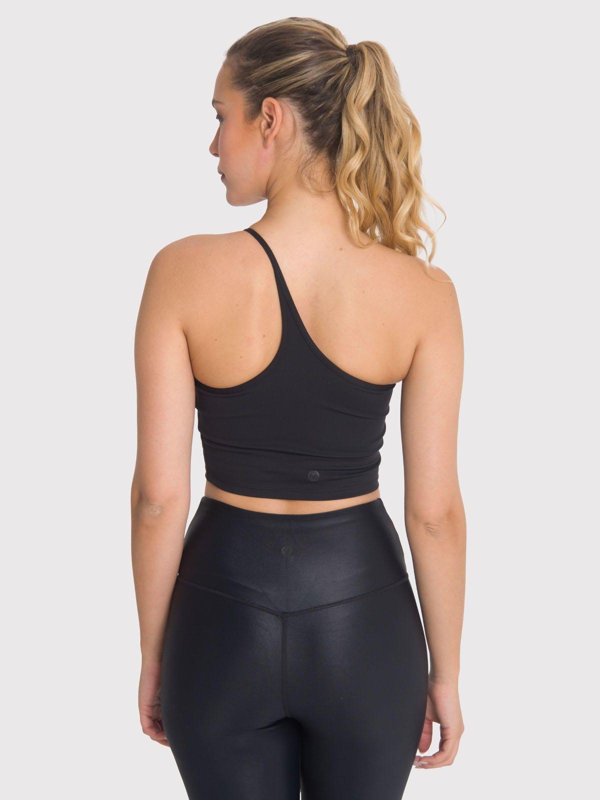 Peto deportivo Mujer Crop Top Elise Negro-2