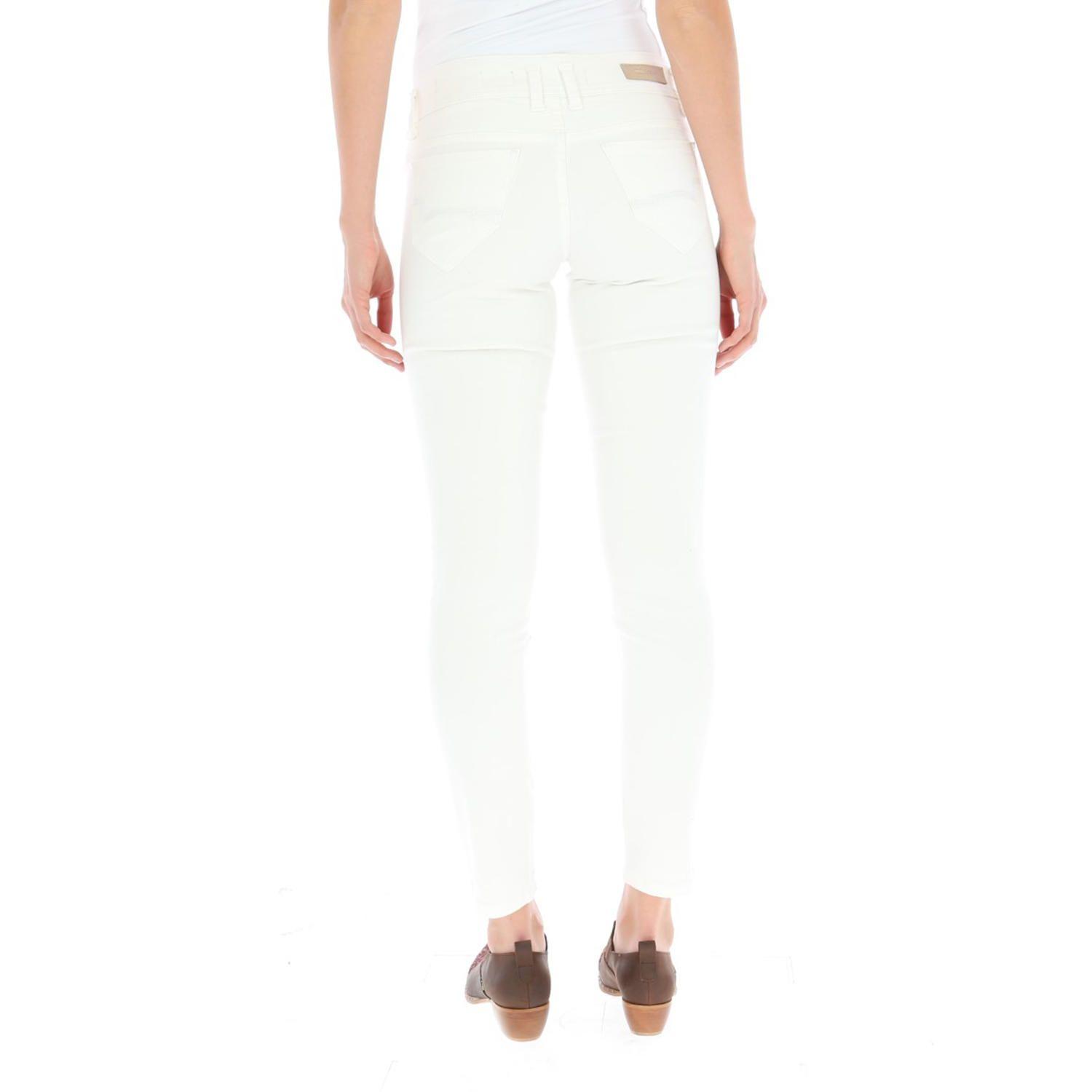 Pantalon Algodón Olivo Blanco Mujer Rockford-1
