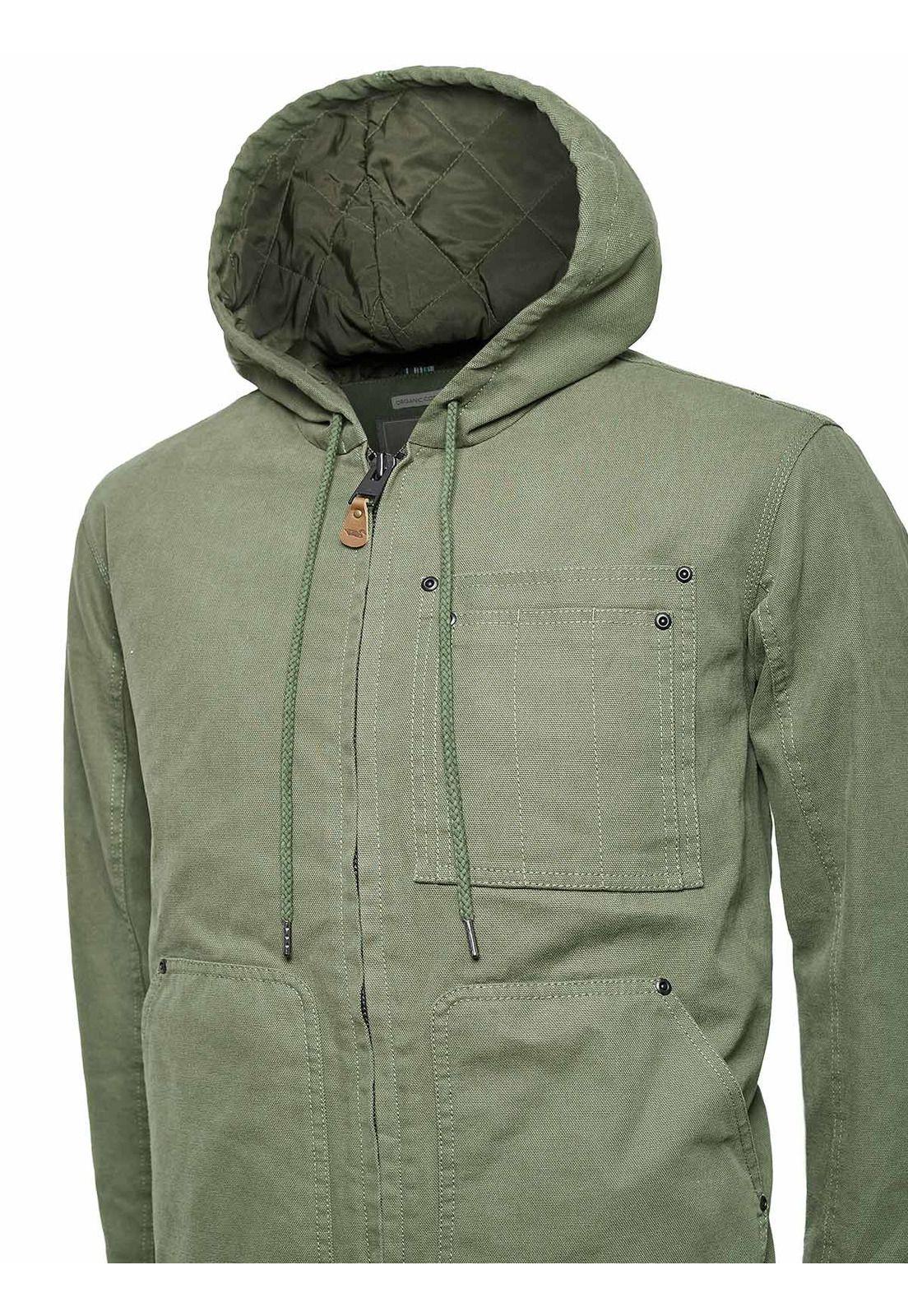 Chaqueta Algodón Hombre Porto Verde-3