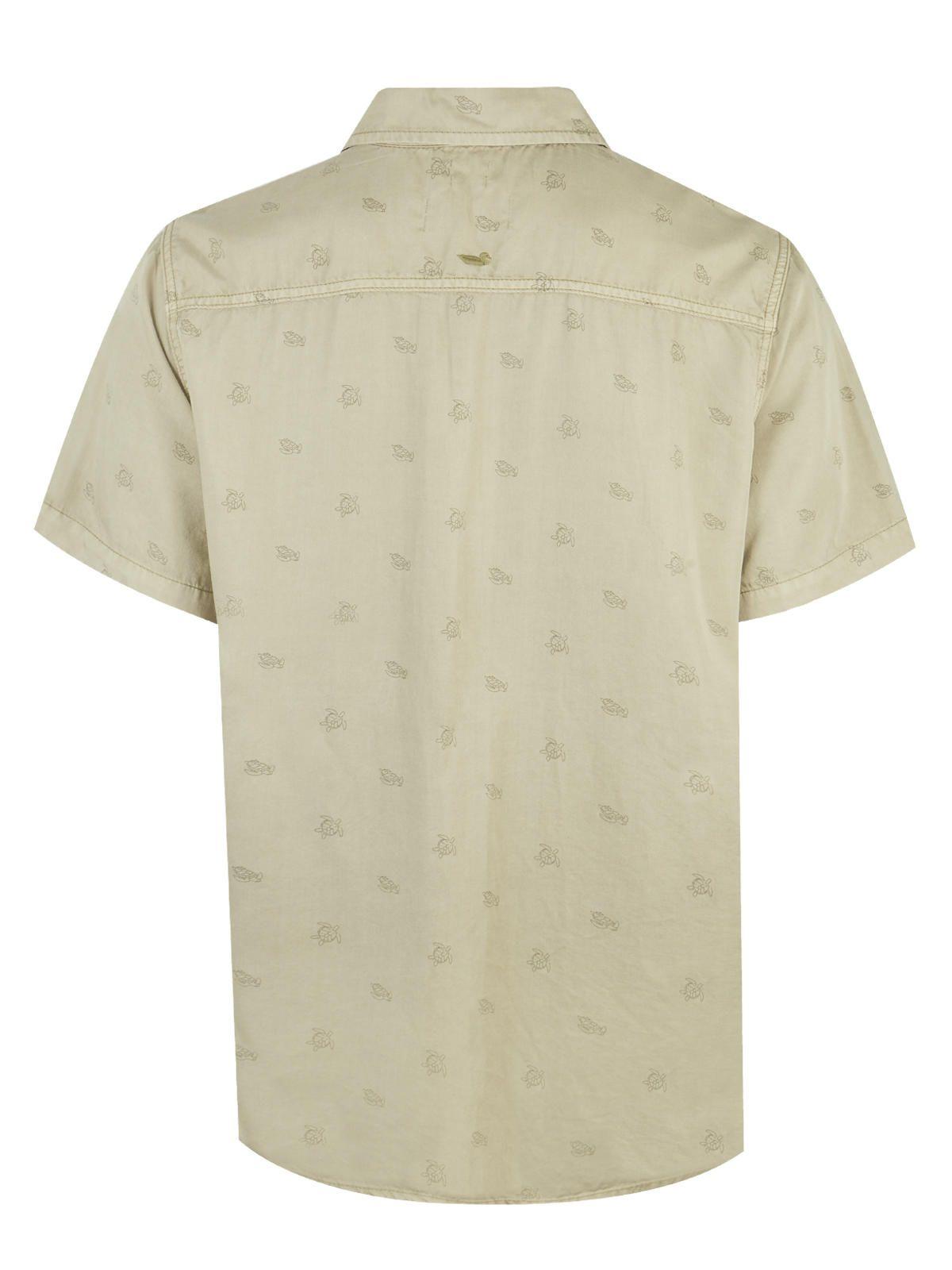 camisa Tencel Verde Musgo Tencelprint Hombre -1