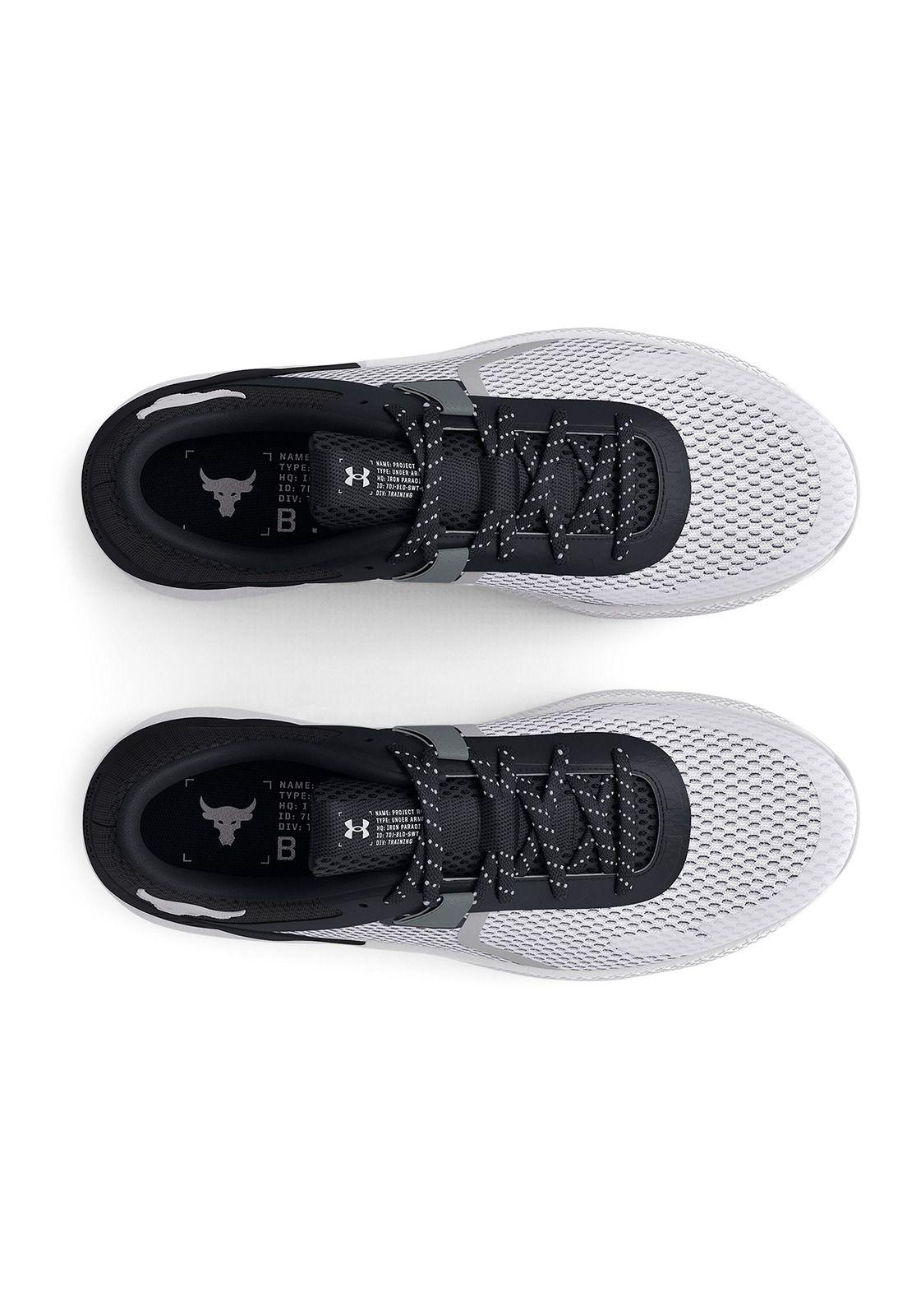 Zapatilla Unisex UA Project Rock B Blanco-4