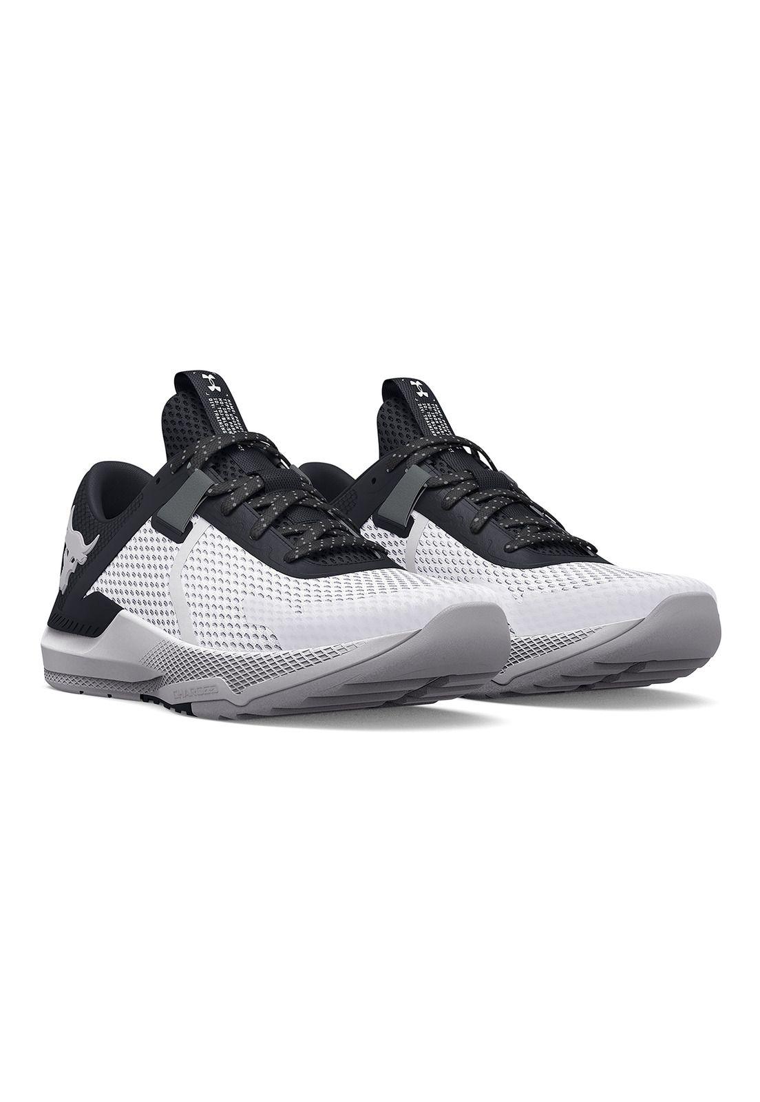 Zapatilla Unisex UA Project Rock B Blanco-5