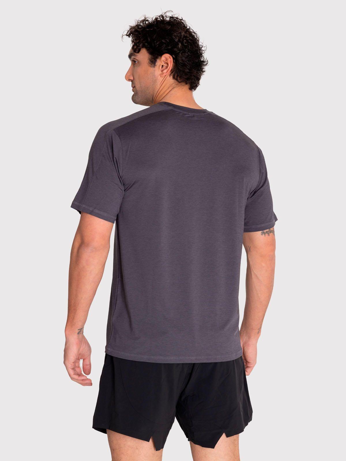 Polera deportiva Hombre Train Shirt Gris Oscuro-2