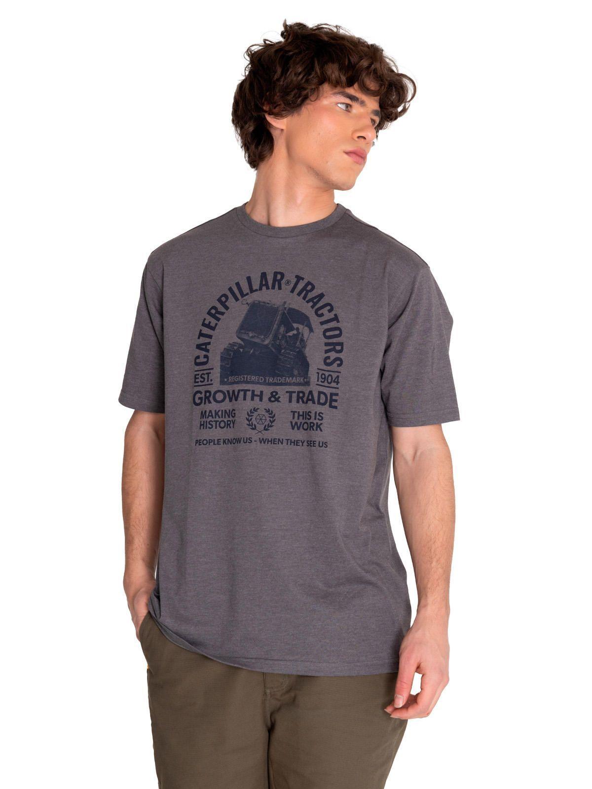 Polera Manga Corta Hombre His Tradition Grph10 Gris-0