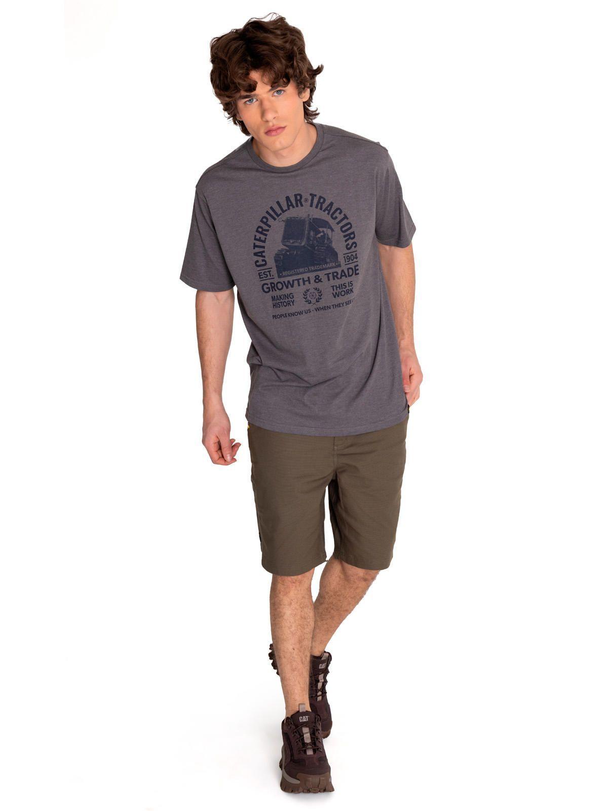 Polera Manga Corta Hombre His Tradition Grph10 Gris-3