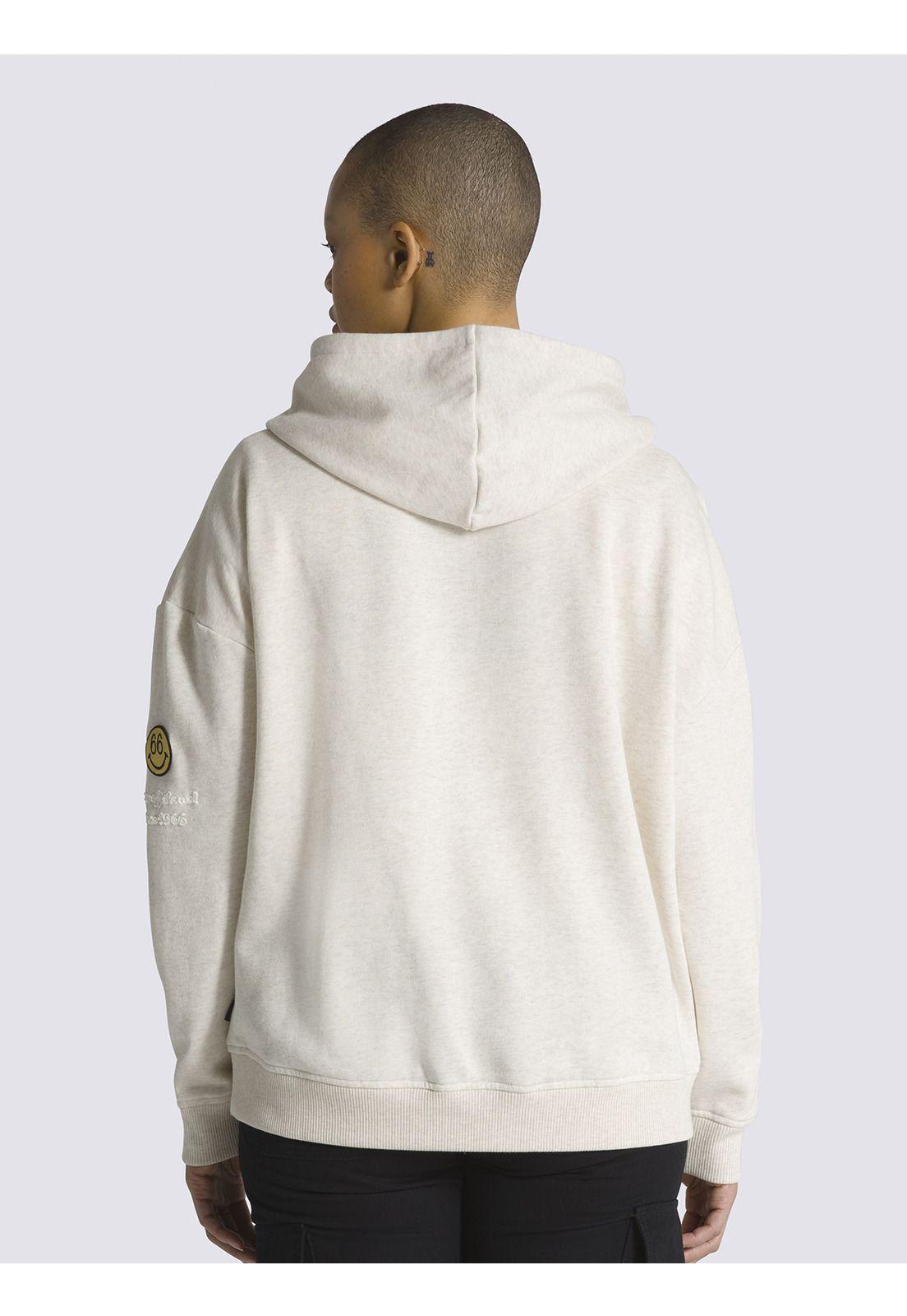 Polerón Flip It Hoodie Blanco Mujer-1
