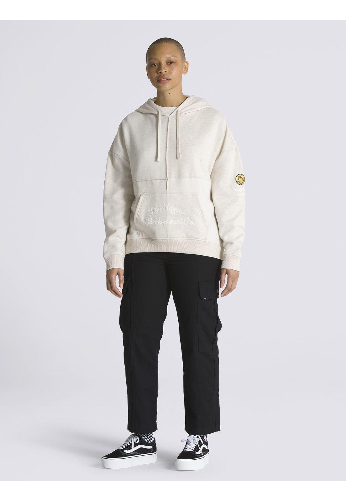 Polerón Flip It Hoodie Blanco Mujer-2