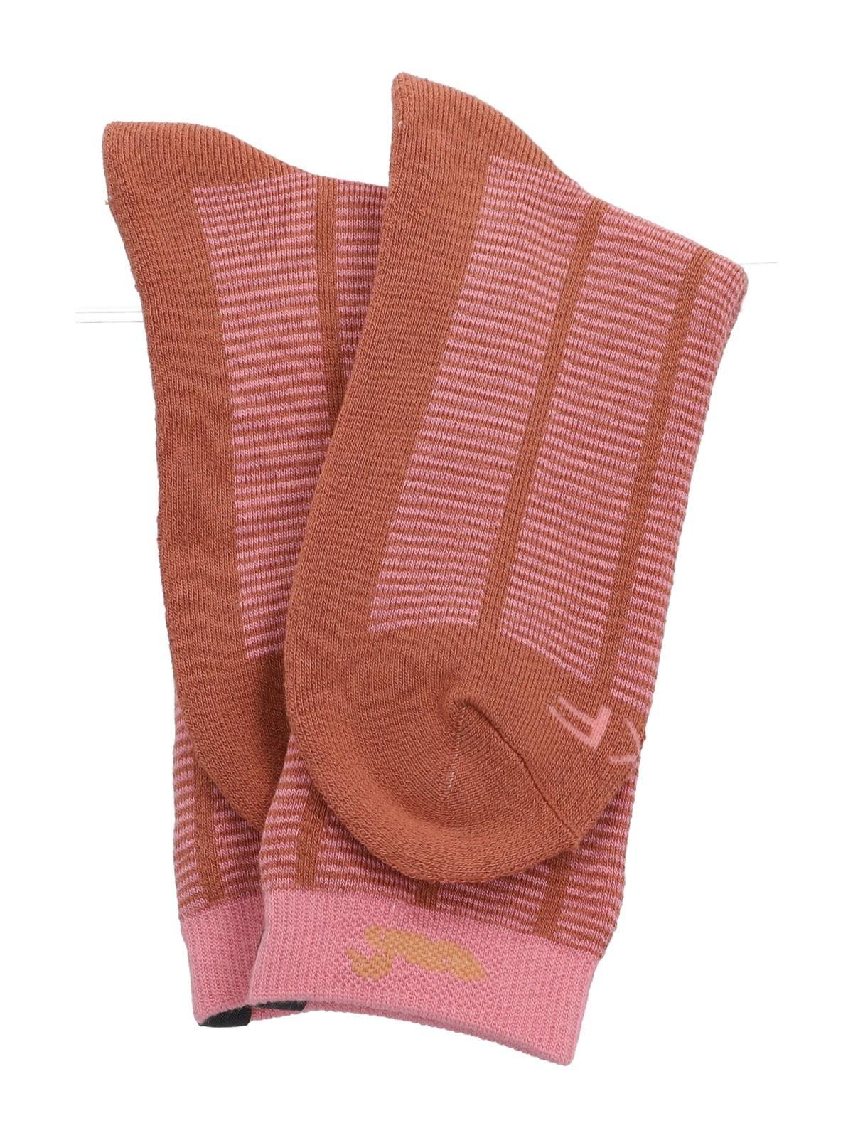 Calcetín Bambú Mujer Heavy Geed Naranjo-2