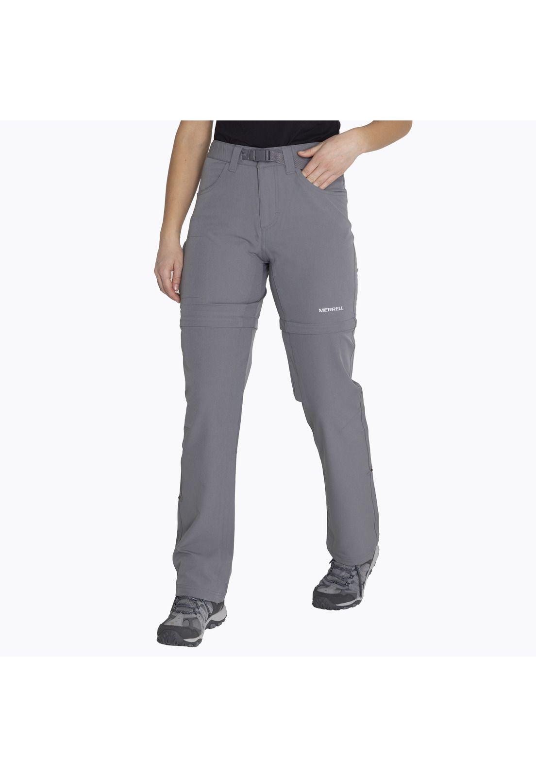 Pantalón Impermeable 4 Way Spandex Gris Mujer-0