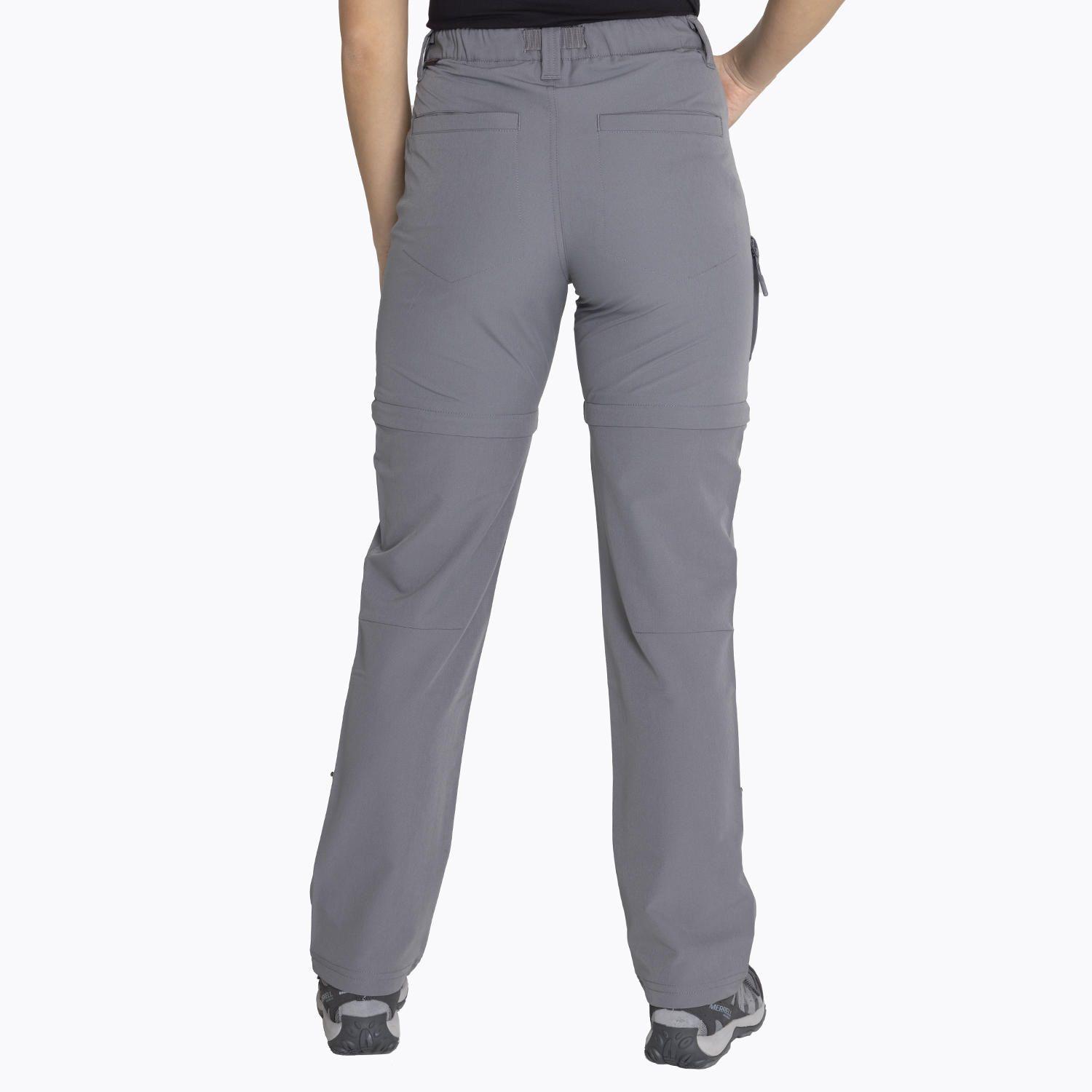 Pantalón Impermeable 4 Way Spandex Gris Mujer-1