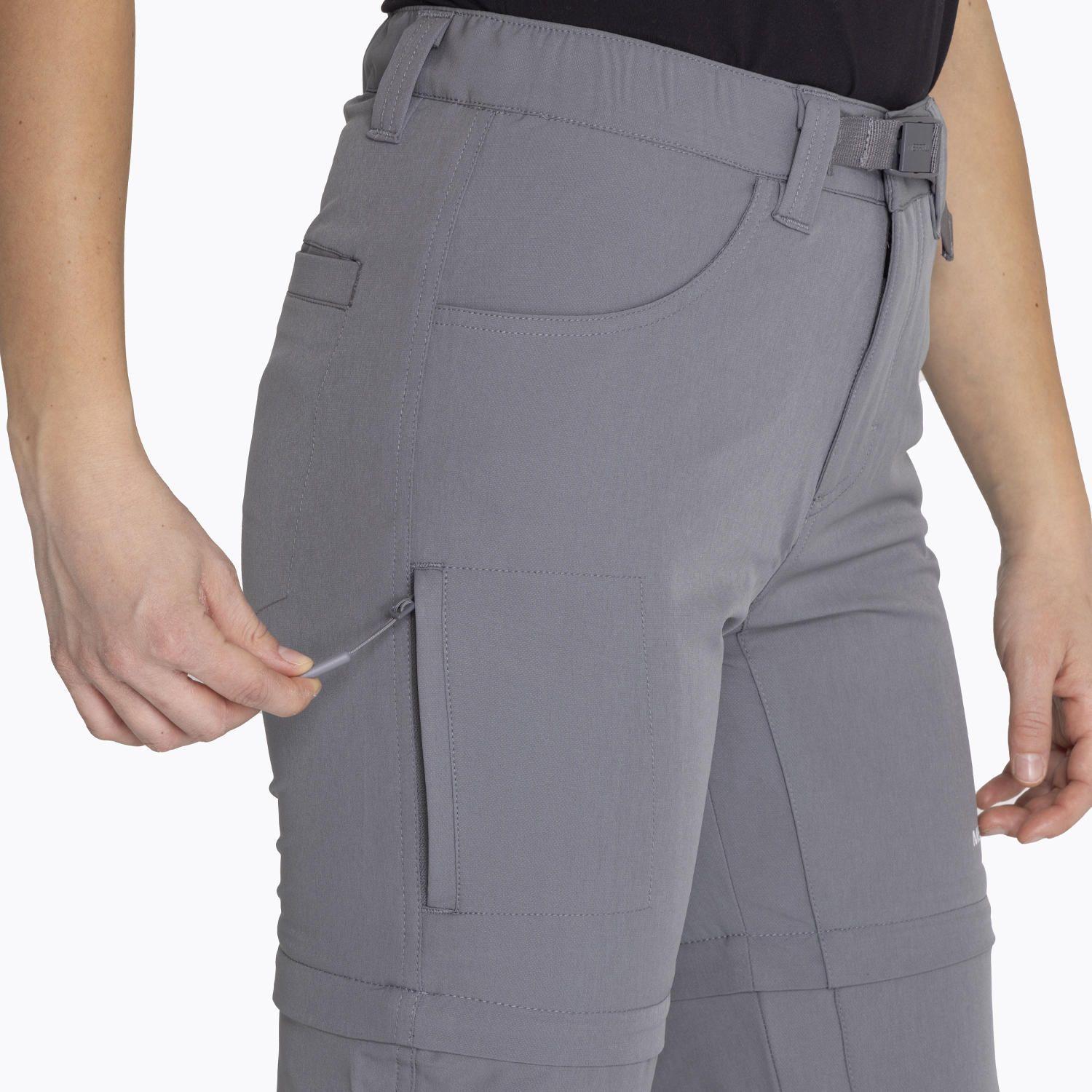 Pantalón Impermeable 4 Way Spandex Gris Mujer-3