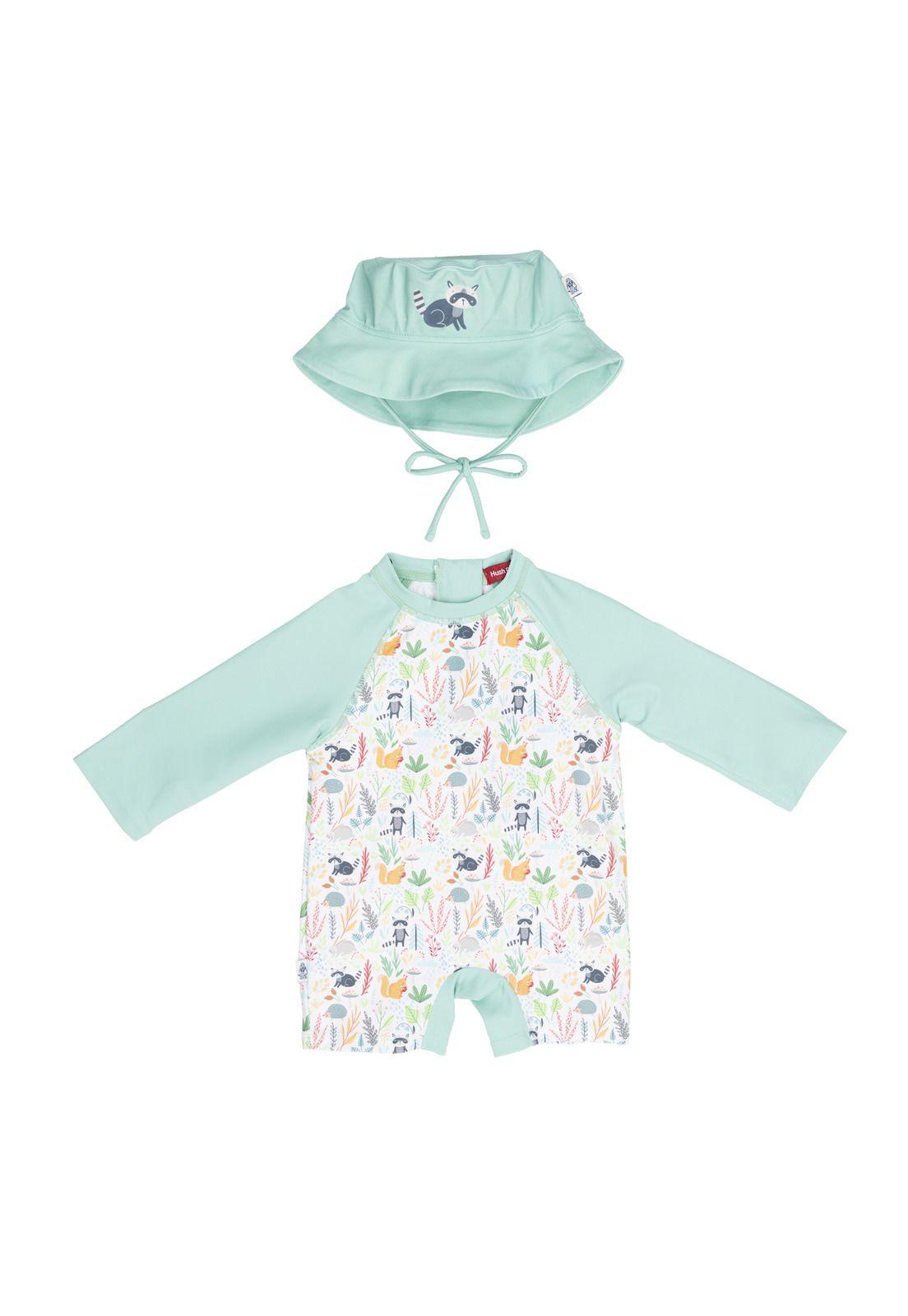 Set Traje Baño + Gorro Bebé Matilda (3-18 Meses) Verde-0