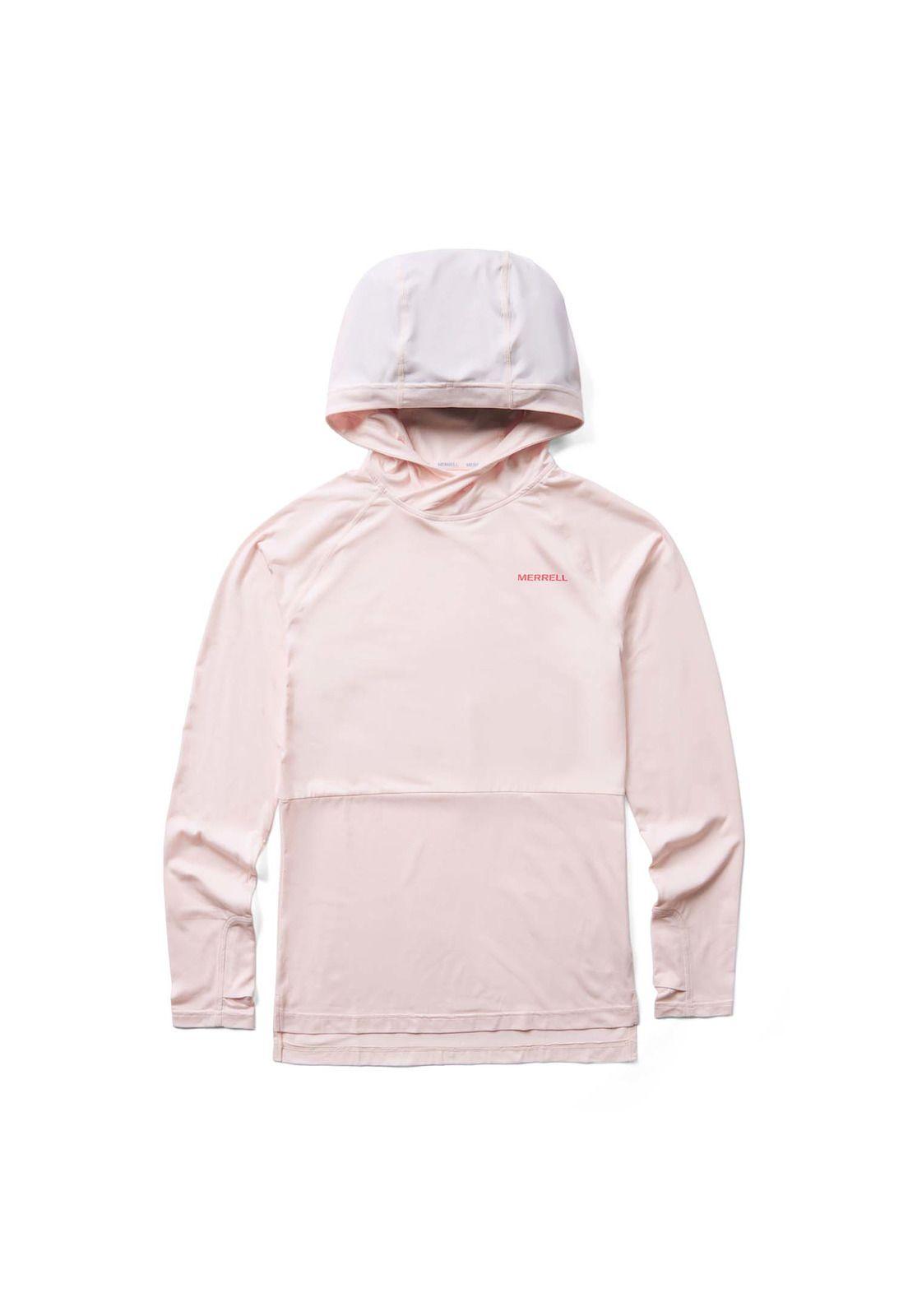 Polar Mujer Upf Pullover Hoo Palo rosa Merrell-0