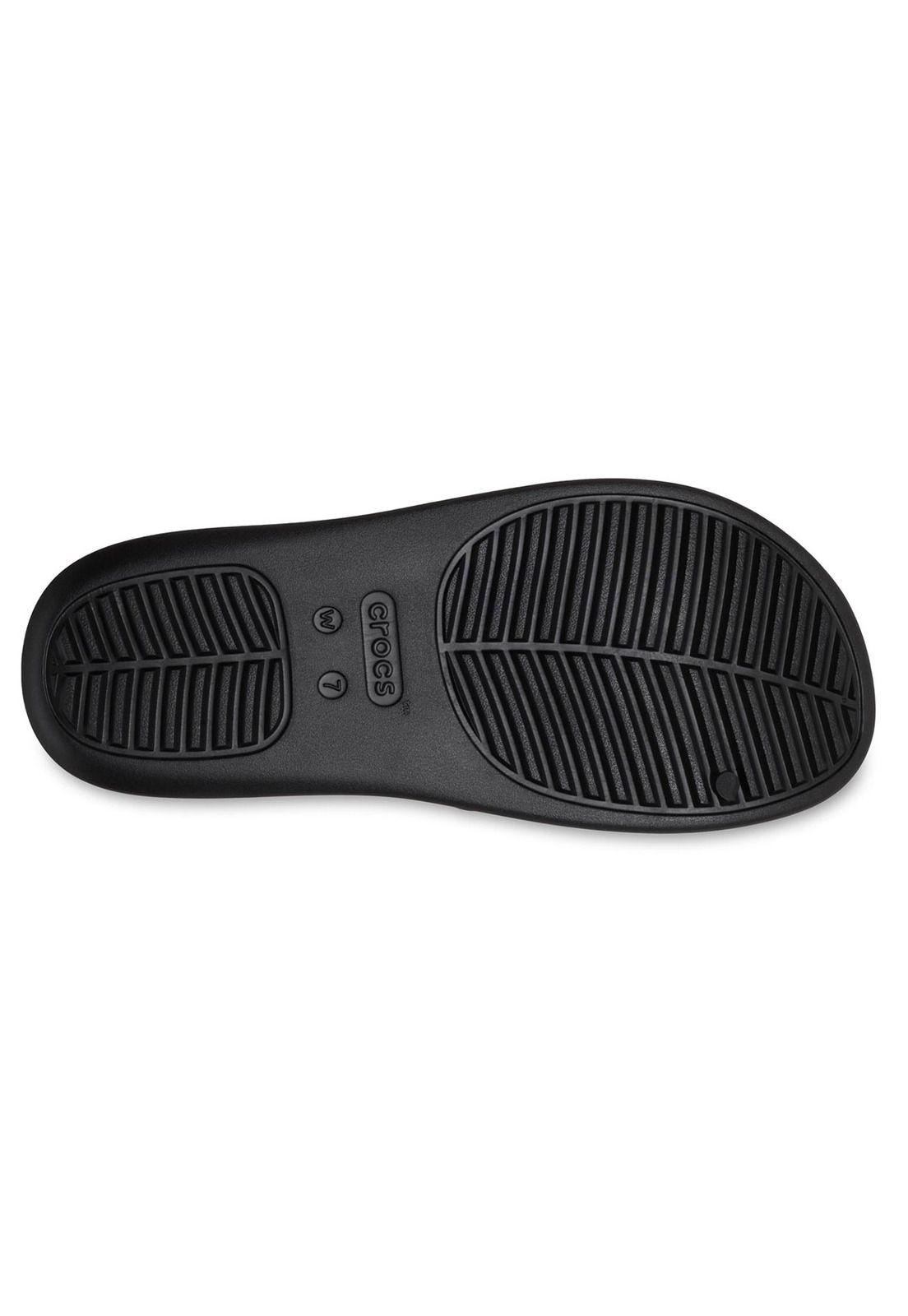 Sandalia Crocs Mujer Getaway Pltr H-Strap Negro-5