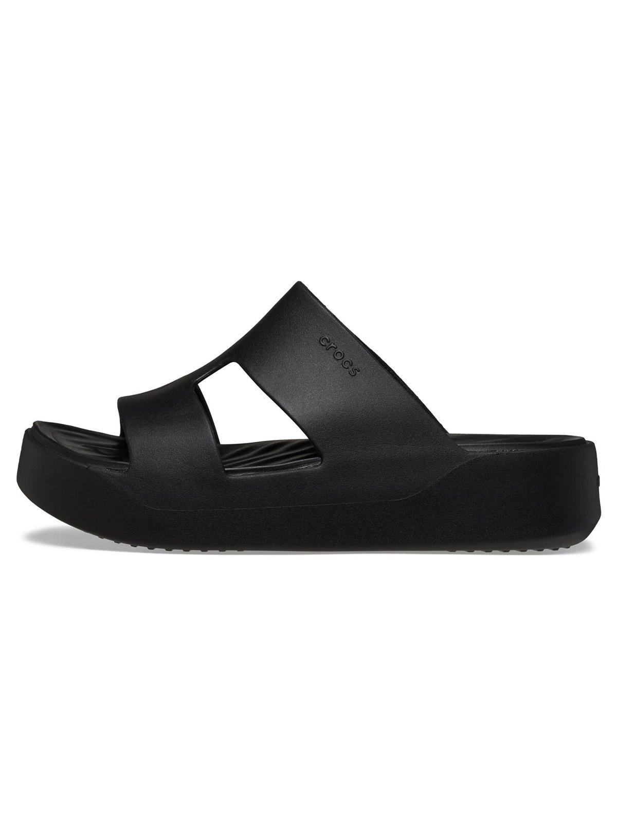 Sandalia Crocs Mujer Getaway Pltr H-Strap Negro-1