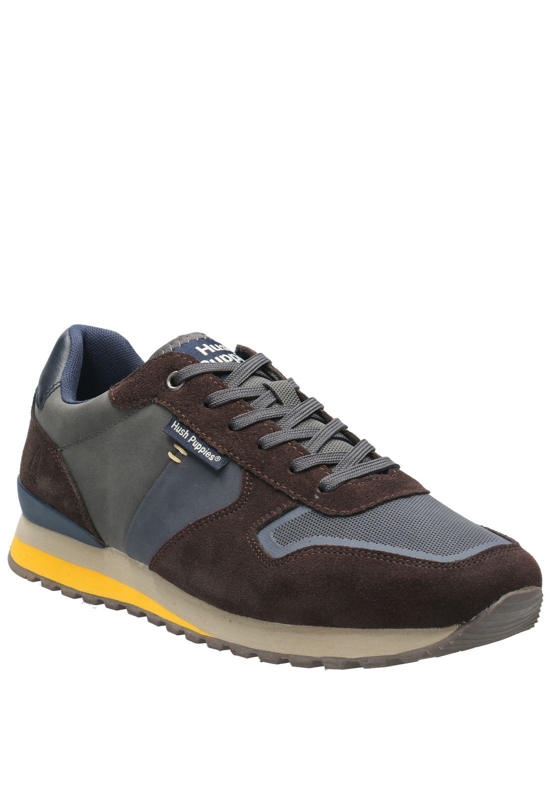 Zapatilla Cuero Hombre Tracer Café-0