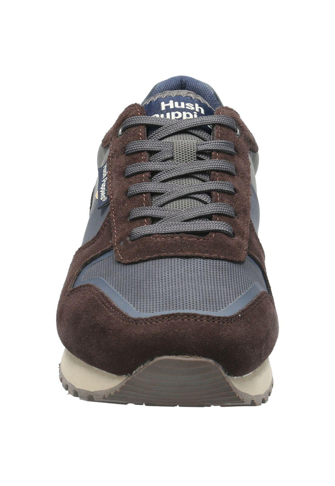 Zapatilla Cuero Hombre Tracer Café-3