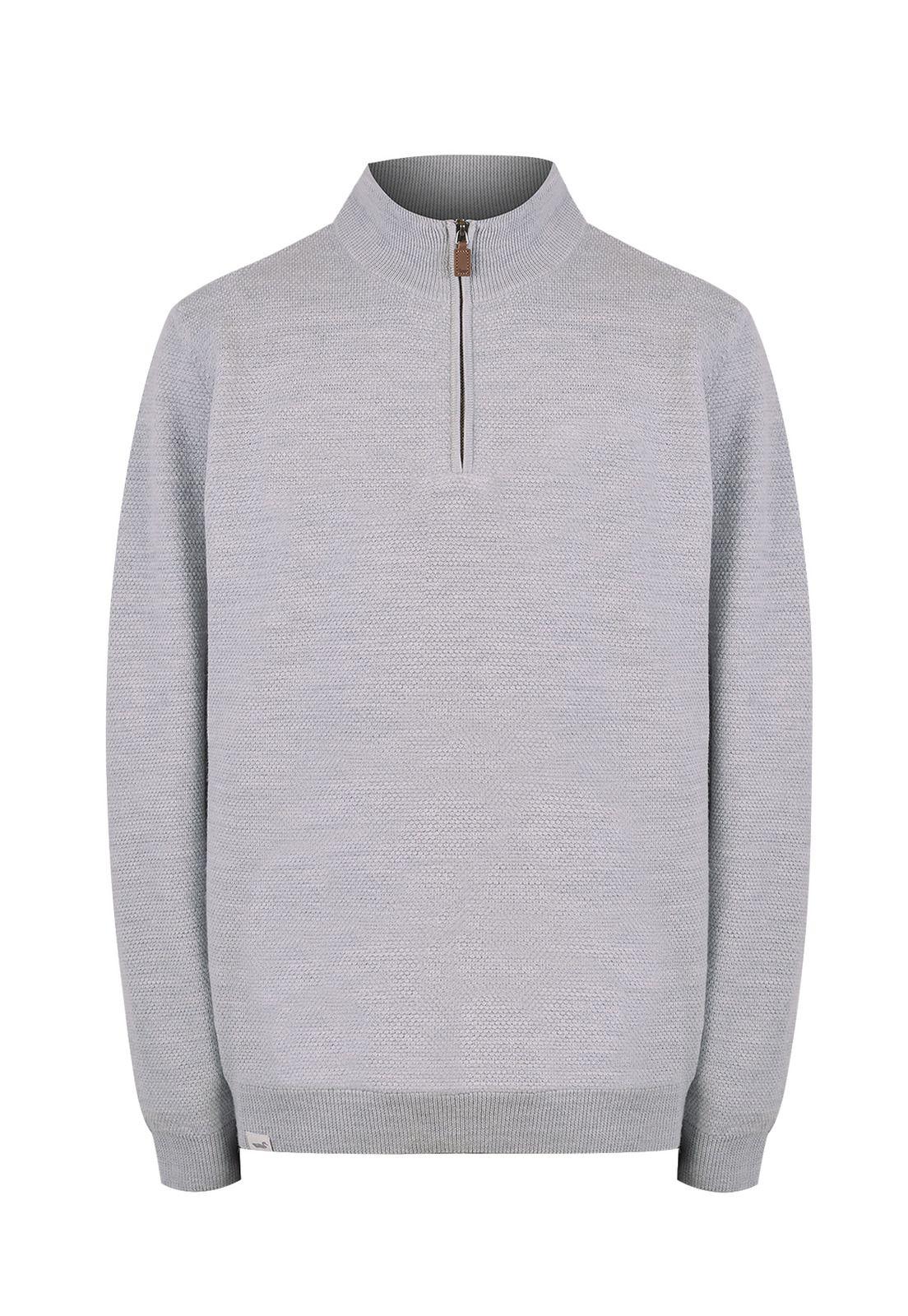 Sweater Lana Merino Hombre Massa Gris-0