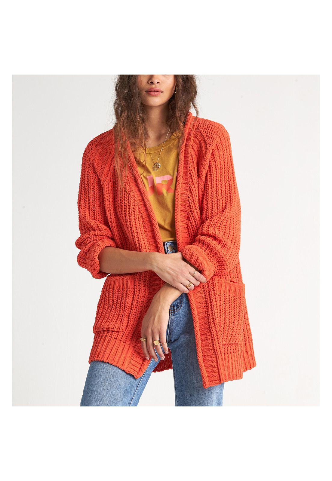 Sweater  Warm Up Rojo Mujer-0