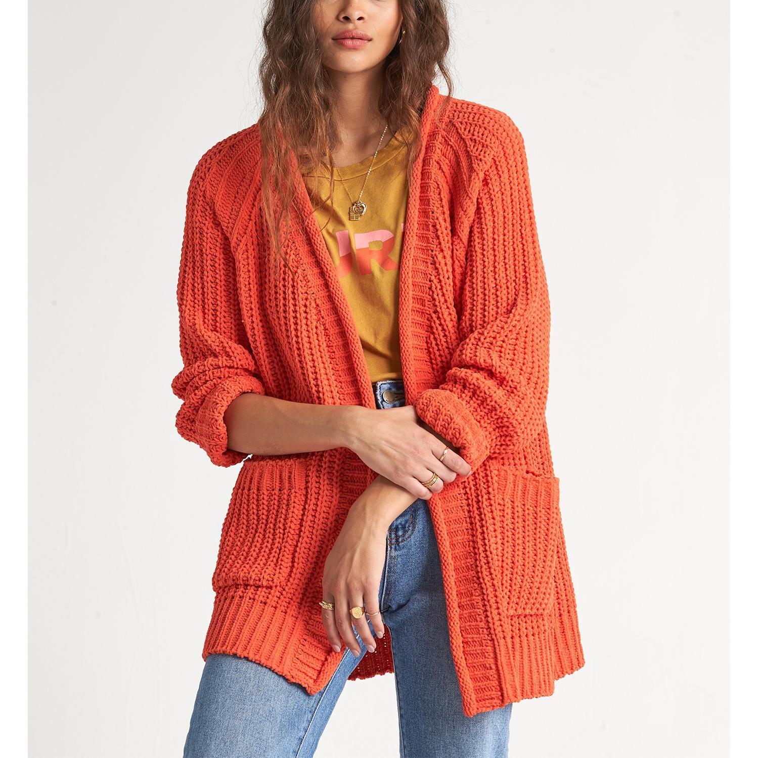 Sweater  Warm Up Rojo Mujer-0