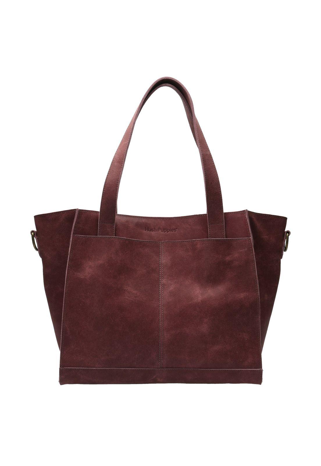 Cartera Cuero Mujer Lisboa Tote Burdeo-0