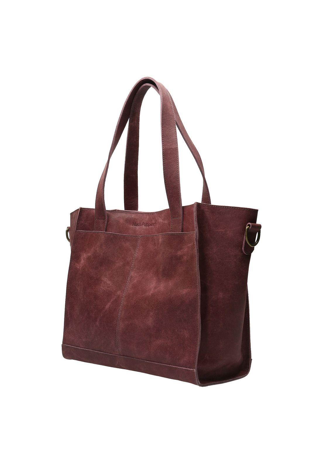 Cartera Cuero Mujer Lisboa Tote Burdeo-1