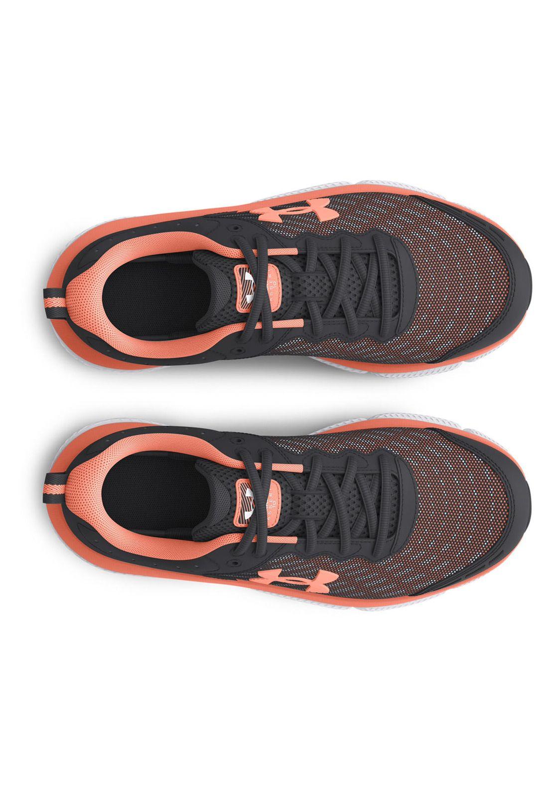 Zapatillas Run UA Assert 10 para niña Gris-4