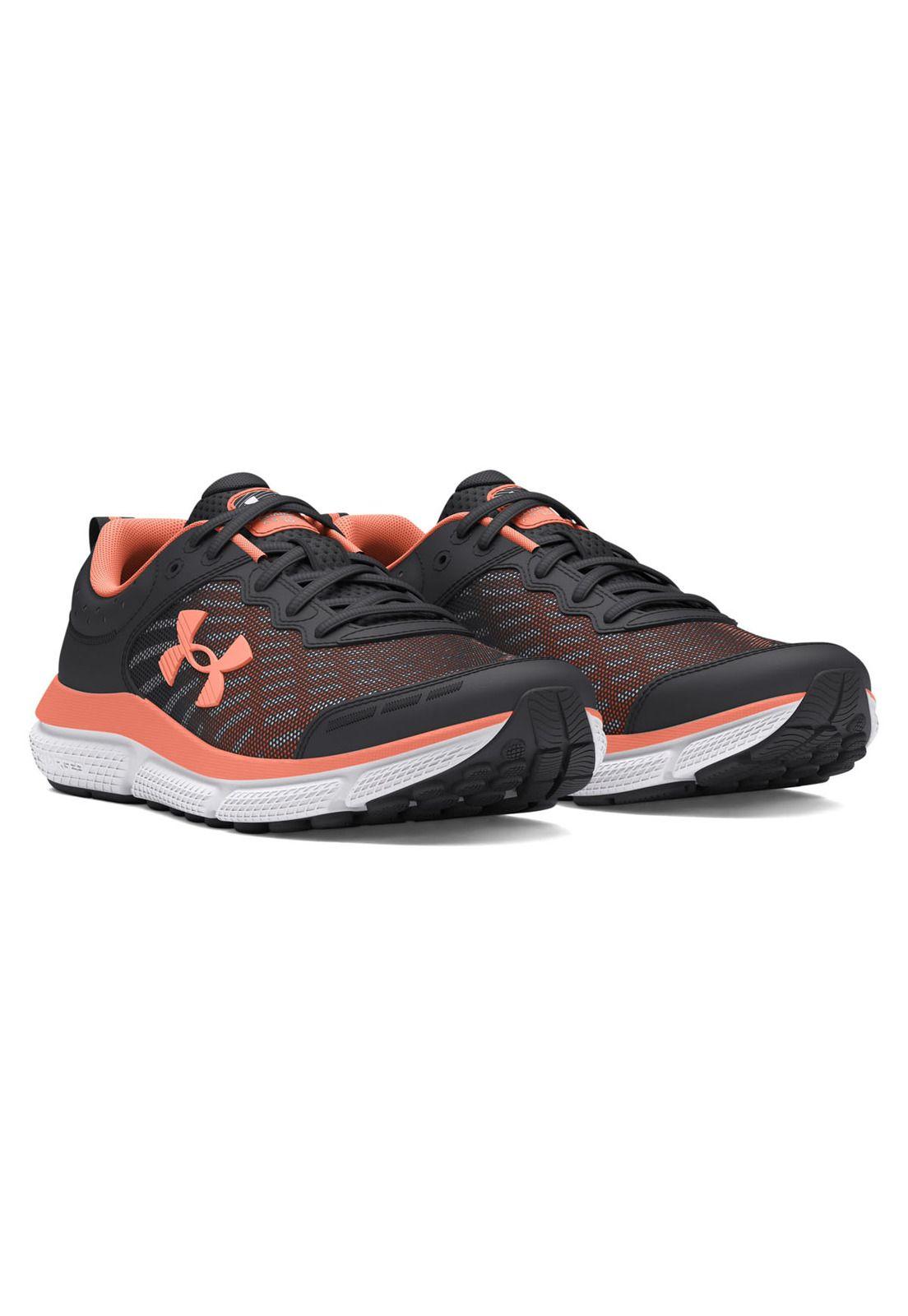 Zapatillas Run UA Assert 10 para niña Gris-5