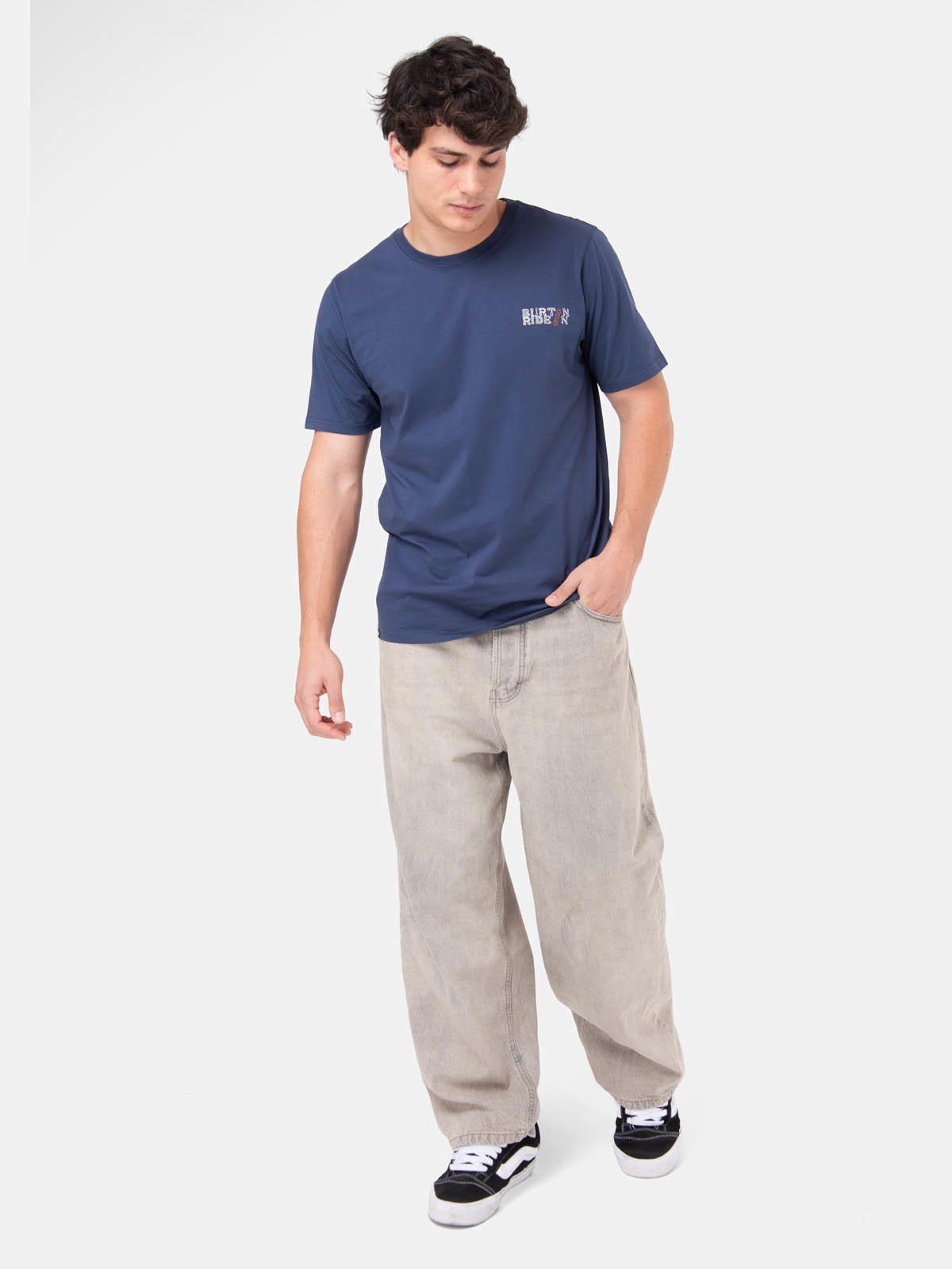 Polera M/C Hombre Disrupt Azul -4