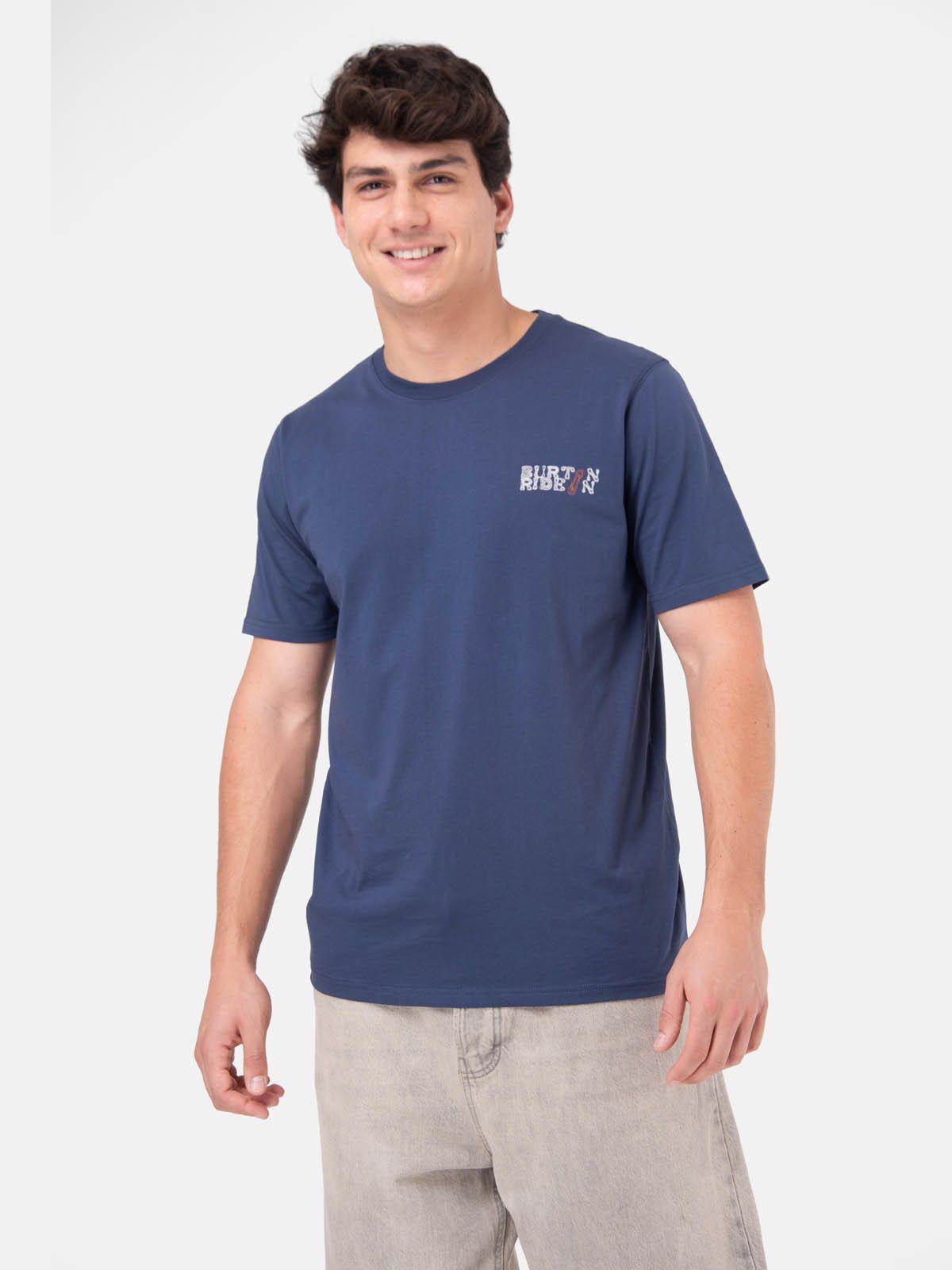 Polera M/C Hombre Disrupt Azul -0