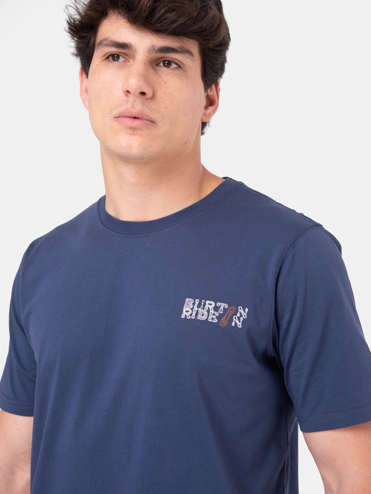 Polera M/C Hombre Disrupt Azul -3