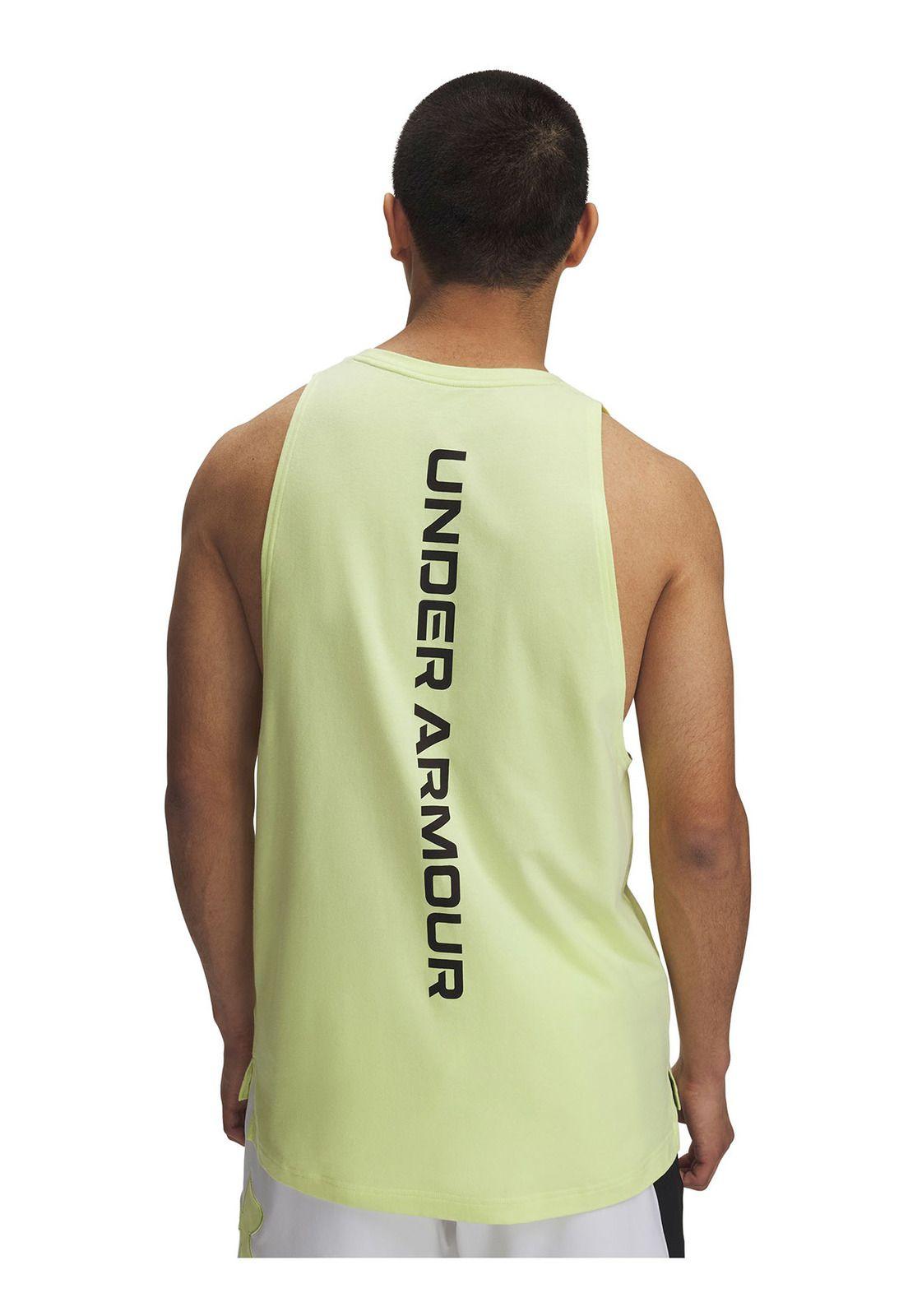 Polera Sin Mangas Amarillo Hombre-1