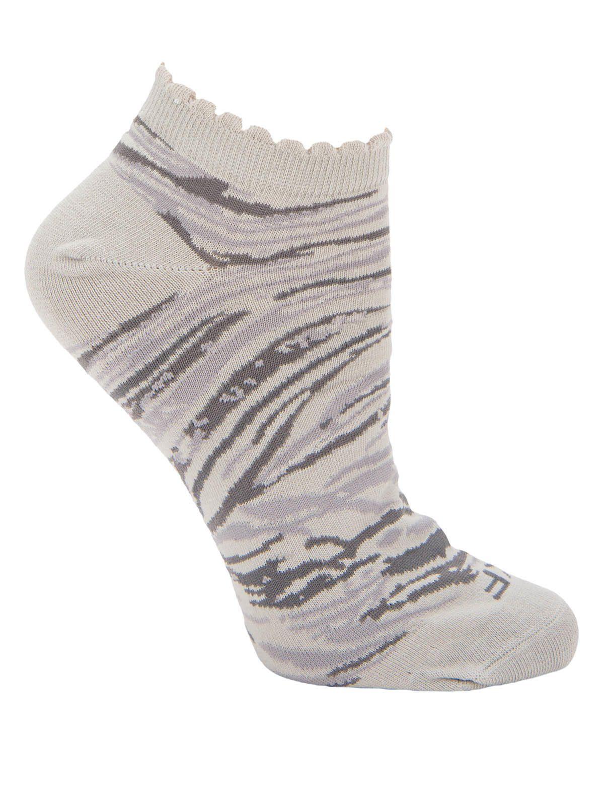 Calcetin Bambú Mujer Ped Zebra I Gris-0