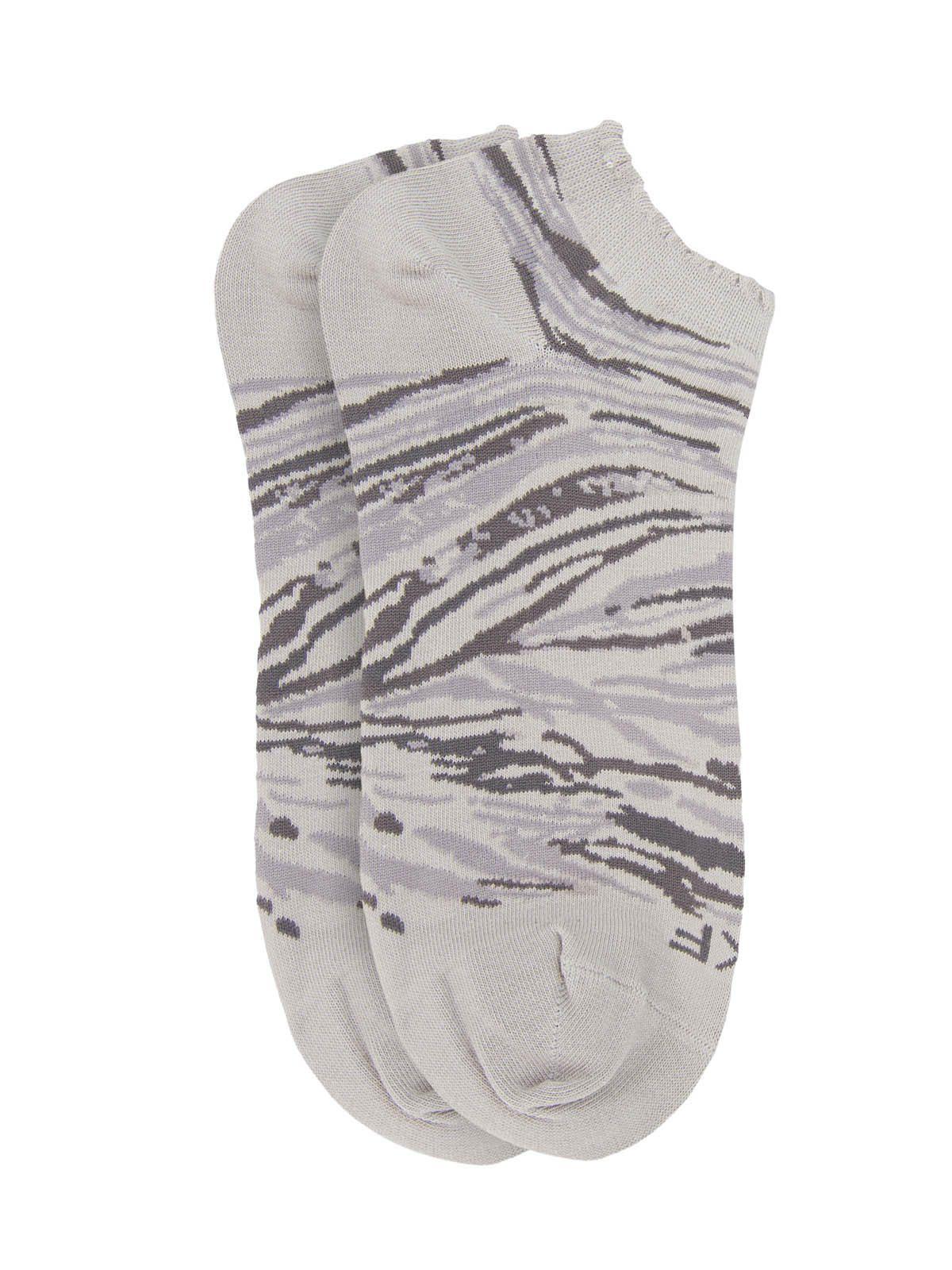 Calcetin Bambú Mujer Ped Zebra I Gris-1