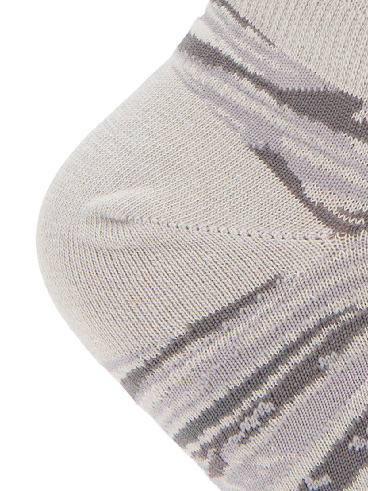 Calcetin Bambú Mujer Ped Zebra I Gris-2