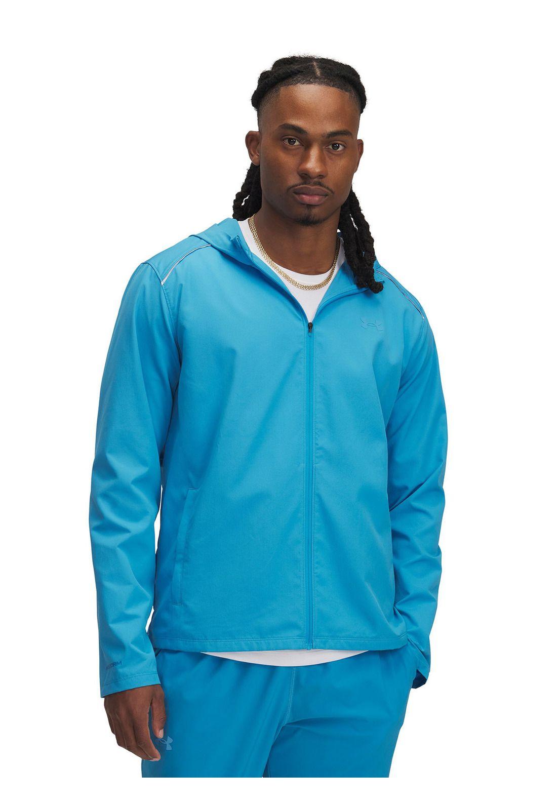 Chaqueta UA launch azul para hombre-0