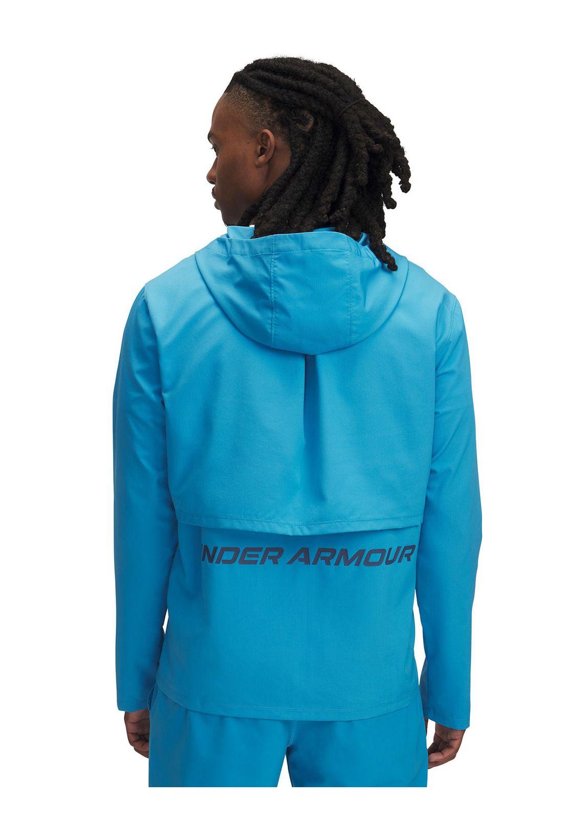 Chaqueta UA launch azul para hombre-1